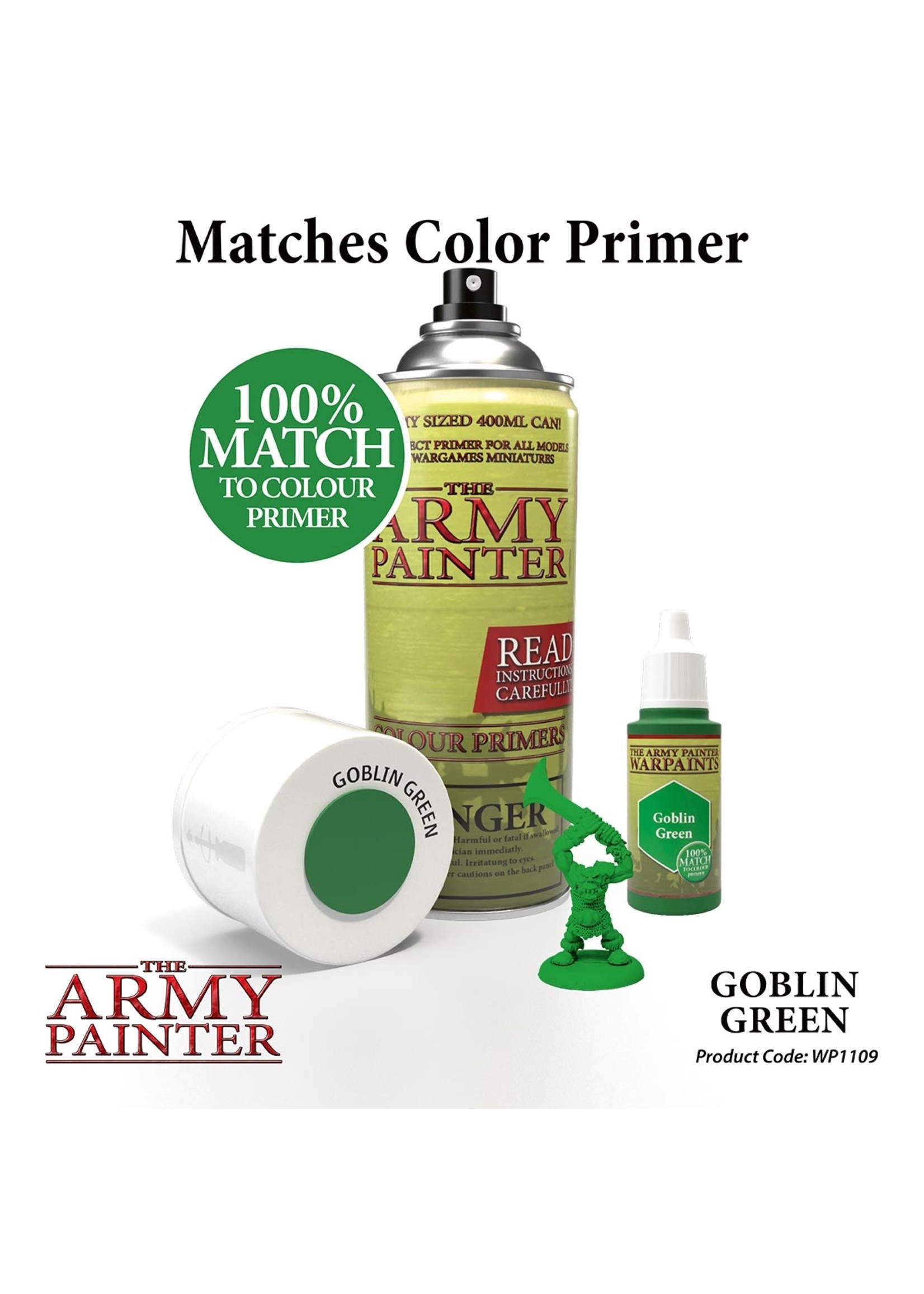 The Army Painter WP1109 - Goblin Green 18ml Acrylic Paint