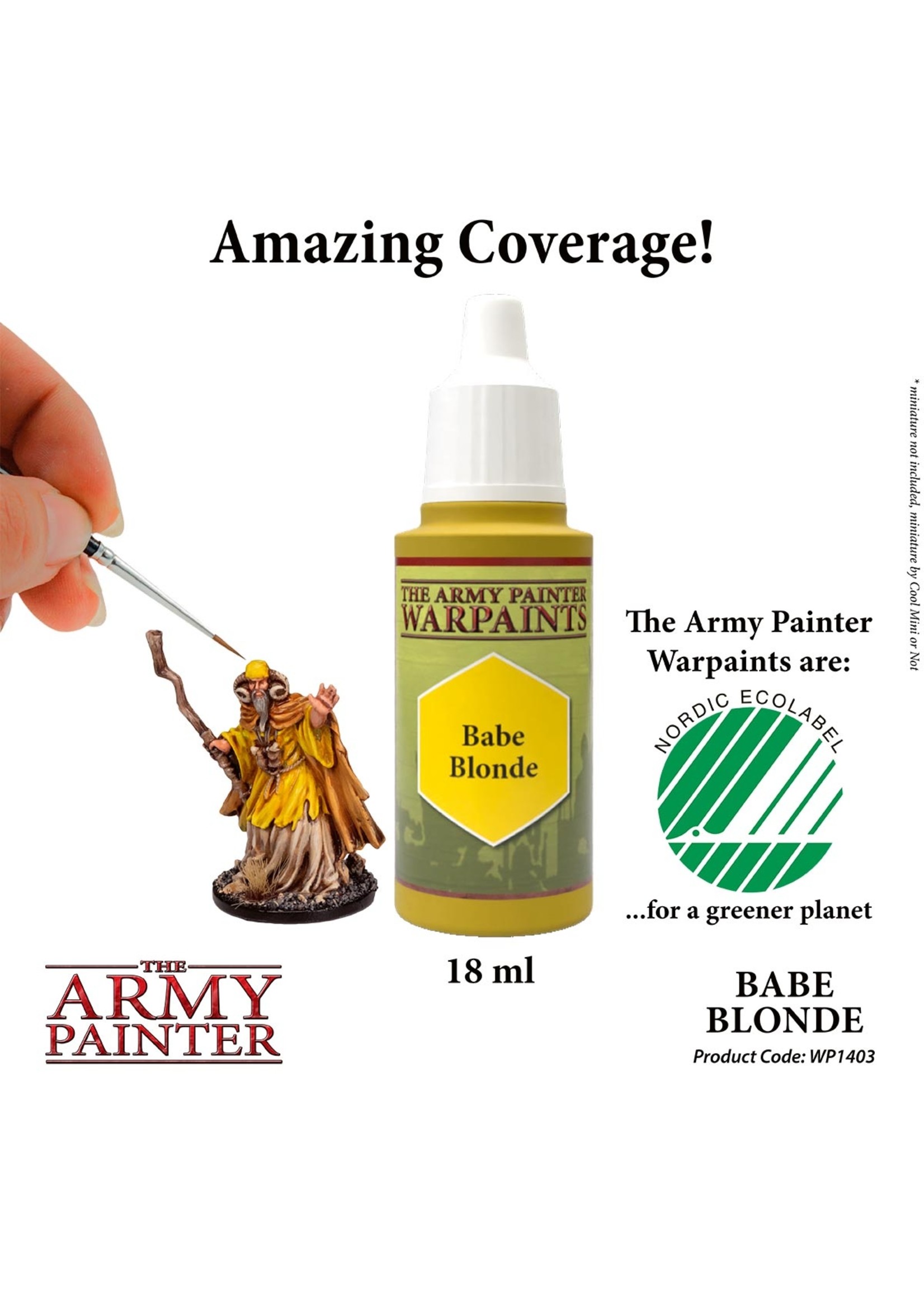 The Army Painter WP1403 - Babe Blonde 18ml Acrylic Paint