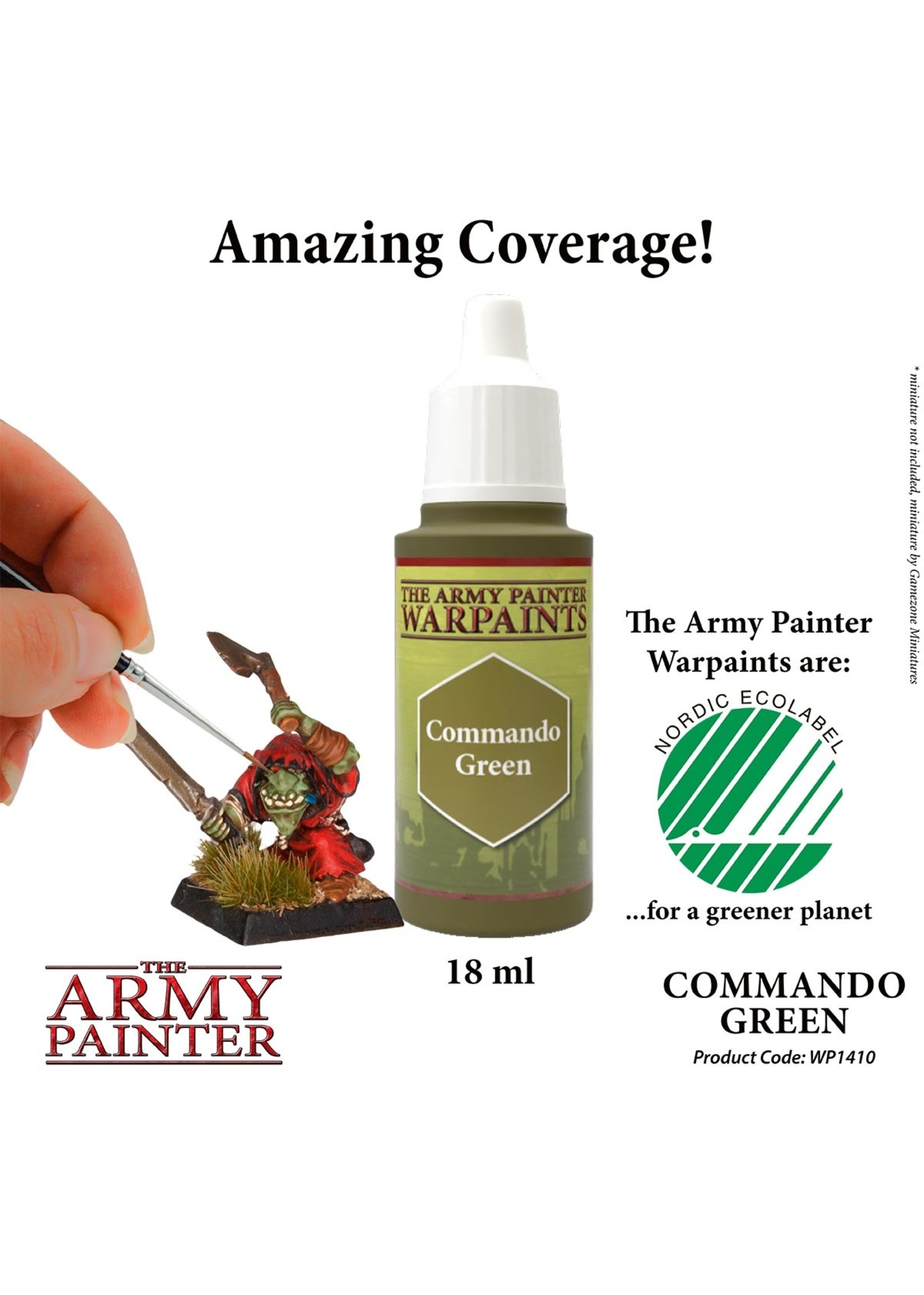 The Army Painter WP1410 - Commando Green 18ml Acrylic Paint