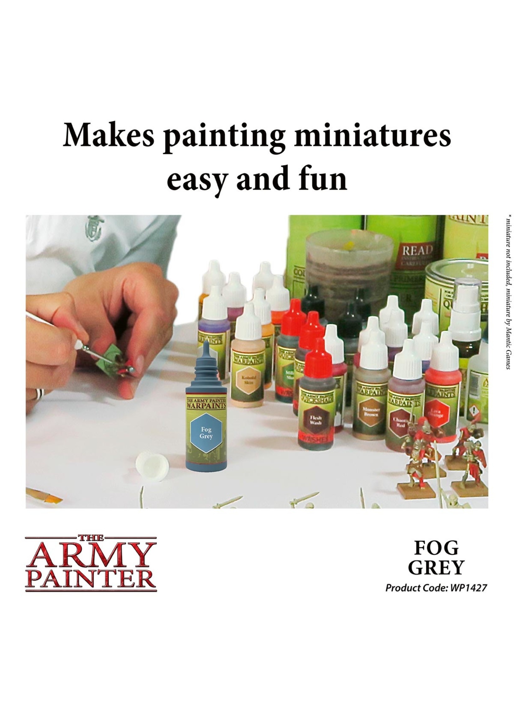 The Army Painter WP1427 - Fog Grey 18ml Acrylic Paint