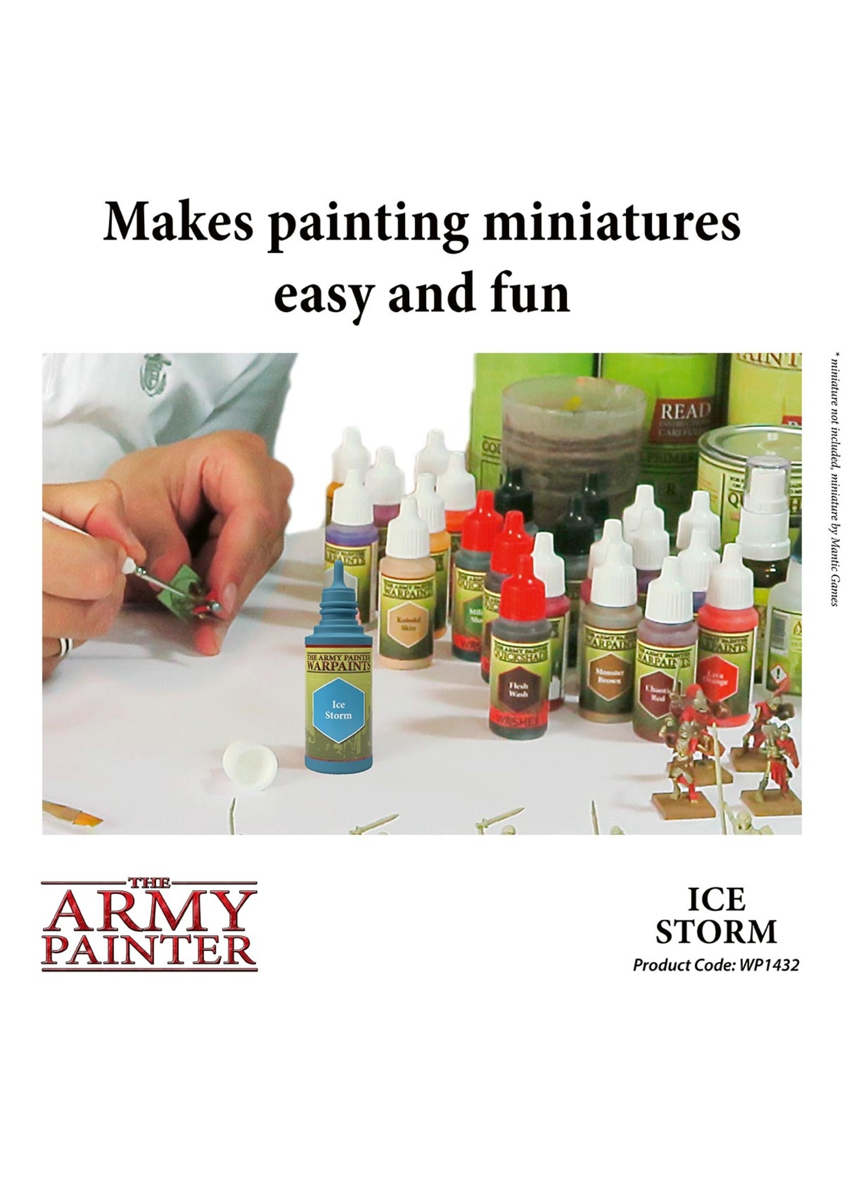 The Army Painter WP1432 - Ice Storm 18ml Acrylic Paint