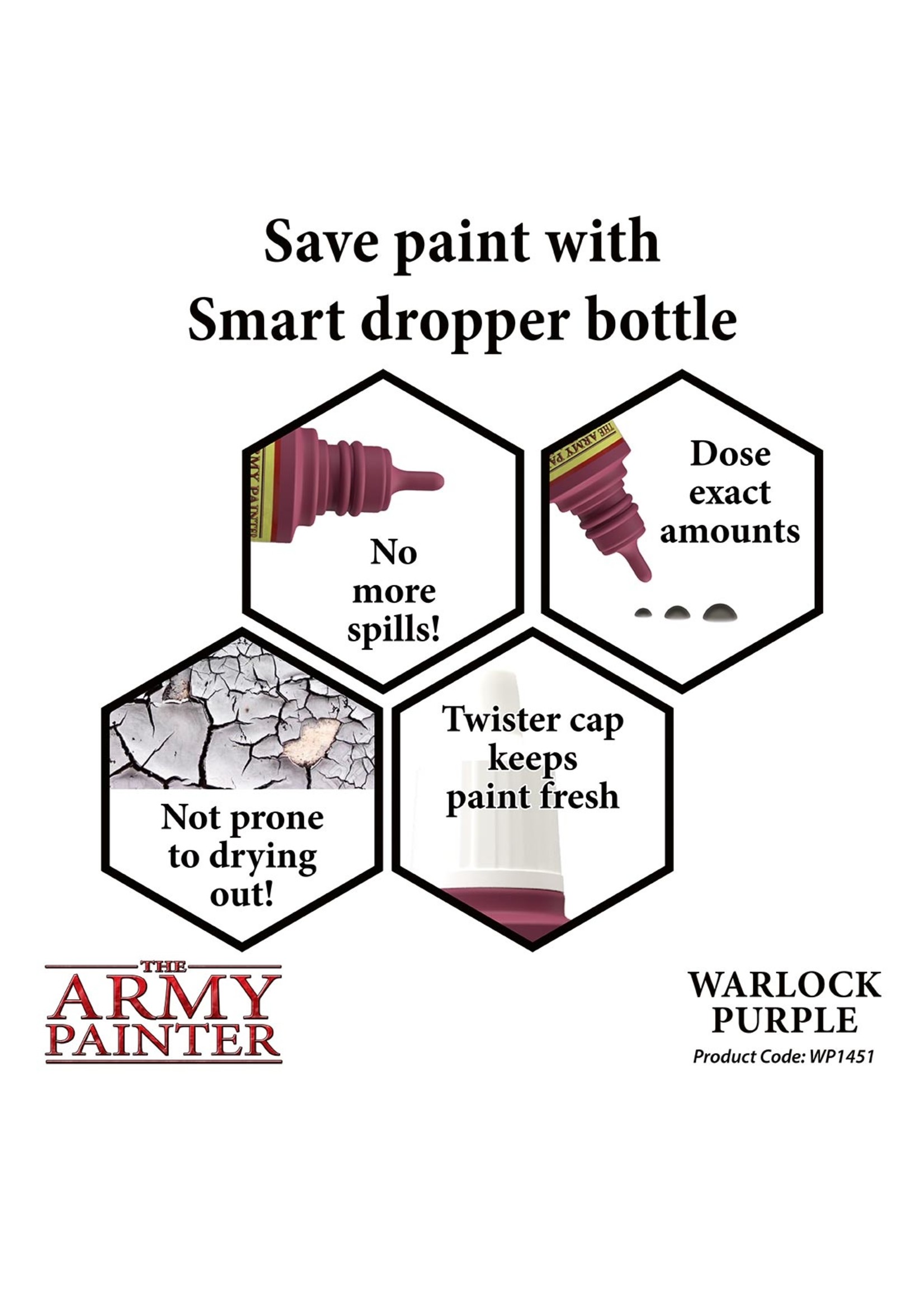 The Army Painter WP1451 - Warlock Purple 18ml Acrylic Paint