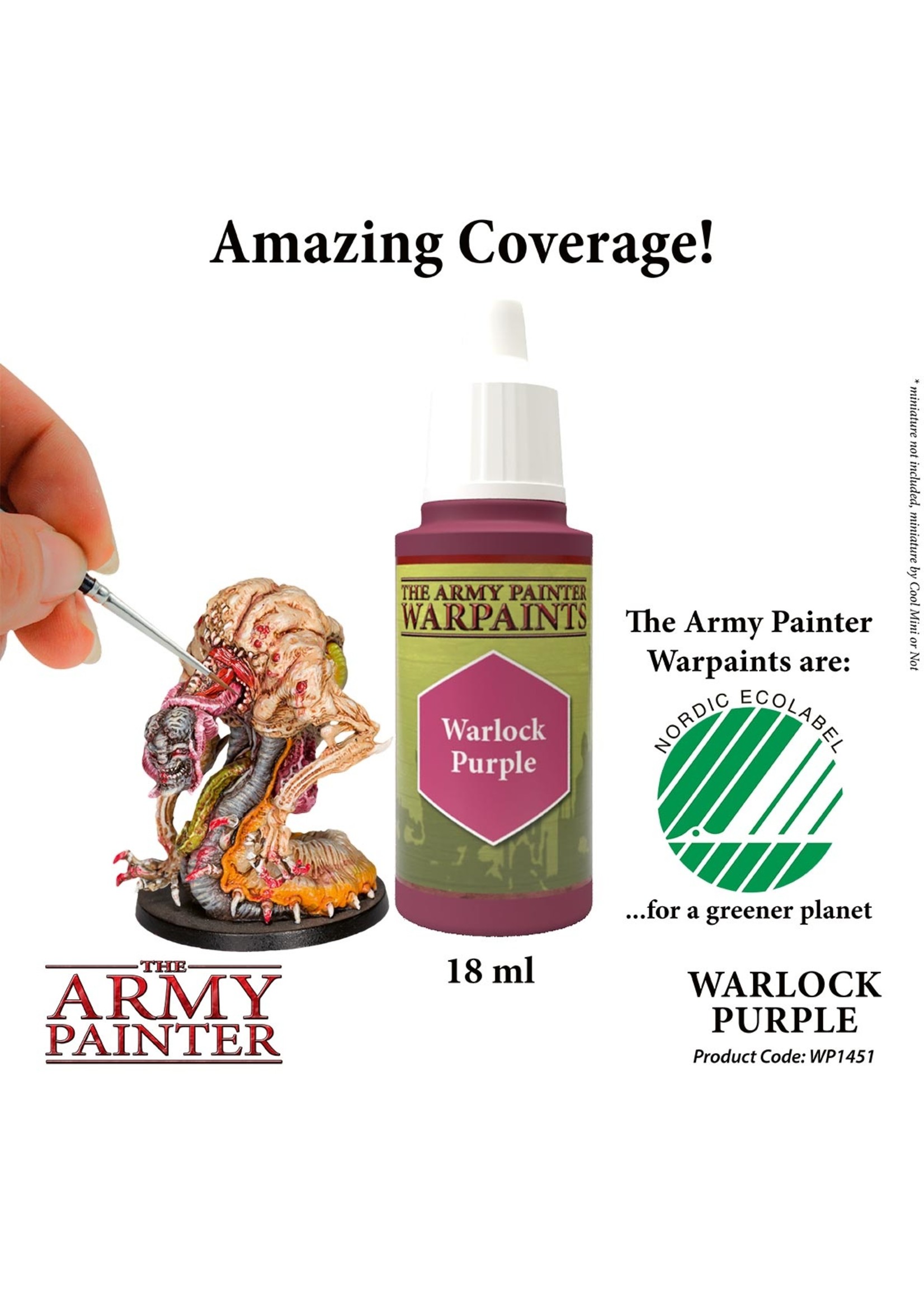 The Army Painter WP1451 - Warlock Purple 18ml Acrylic Paint