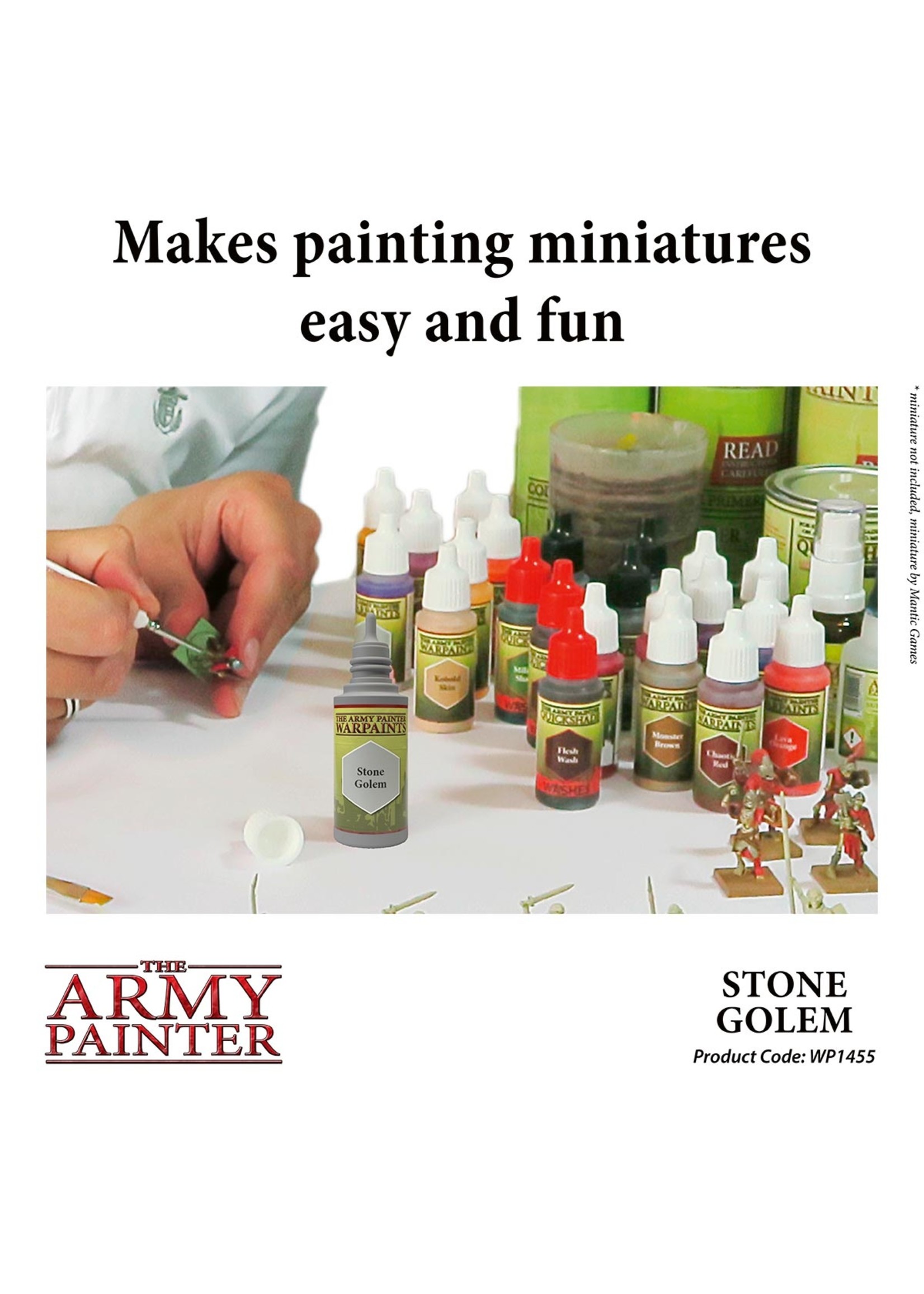 The Army Painter WP1455 - Stone Golem 18ml Acrylic Paint