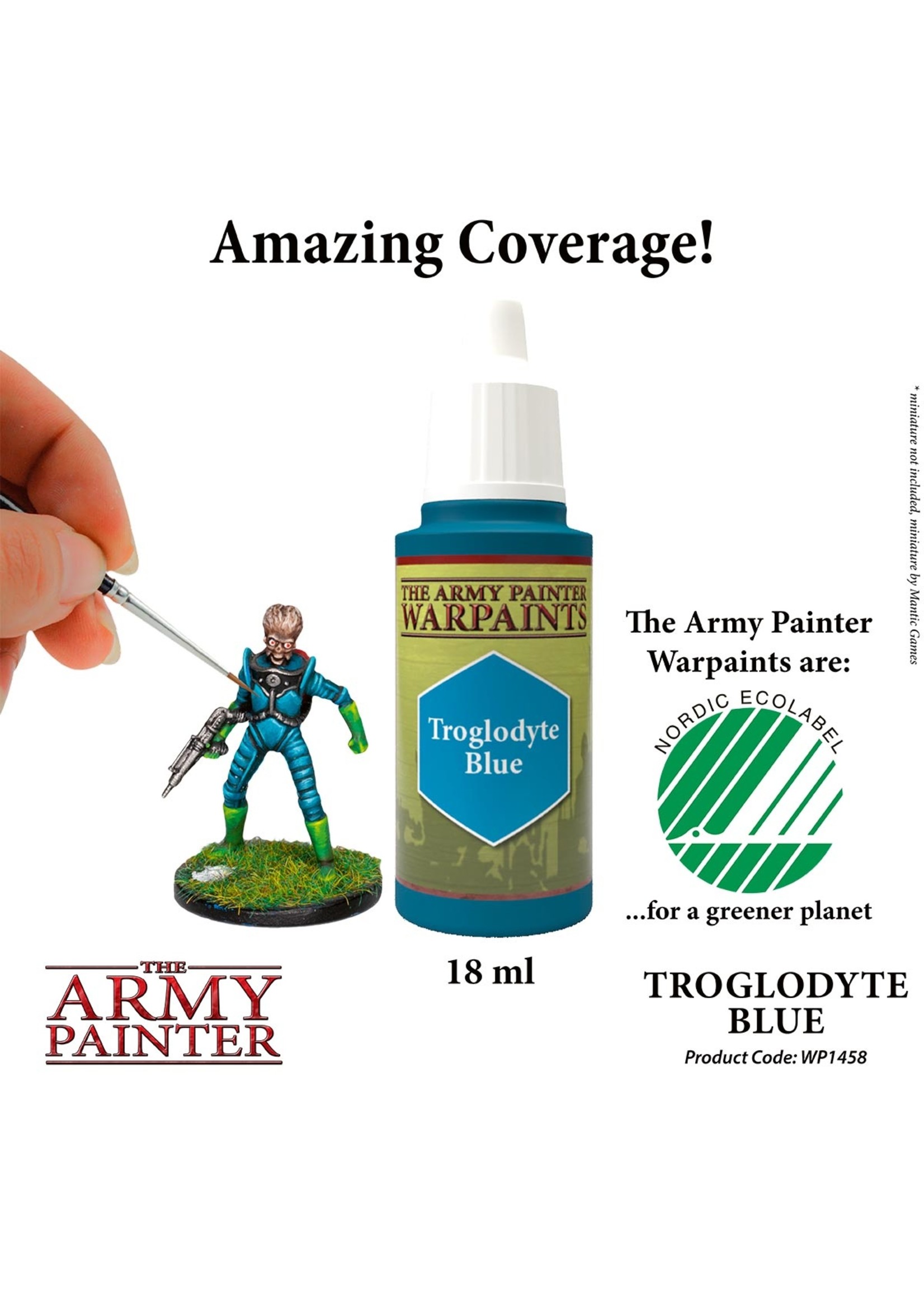 The Army Painter WP1458 - Troglodyte Blue 18ml Acrylic Paint