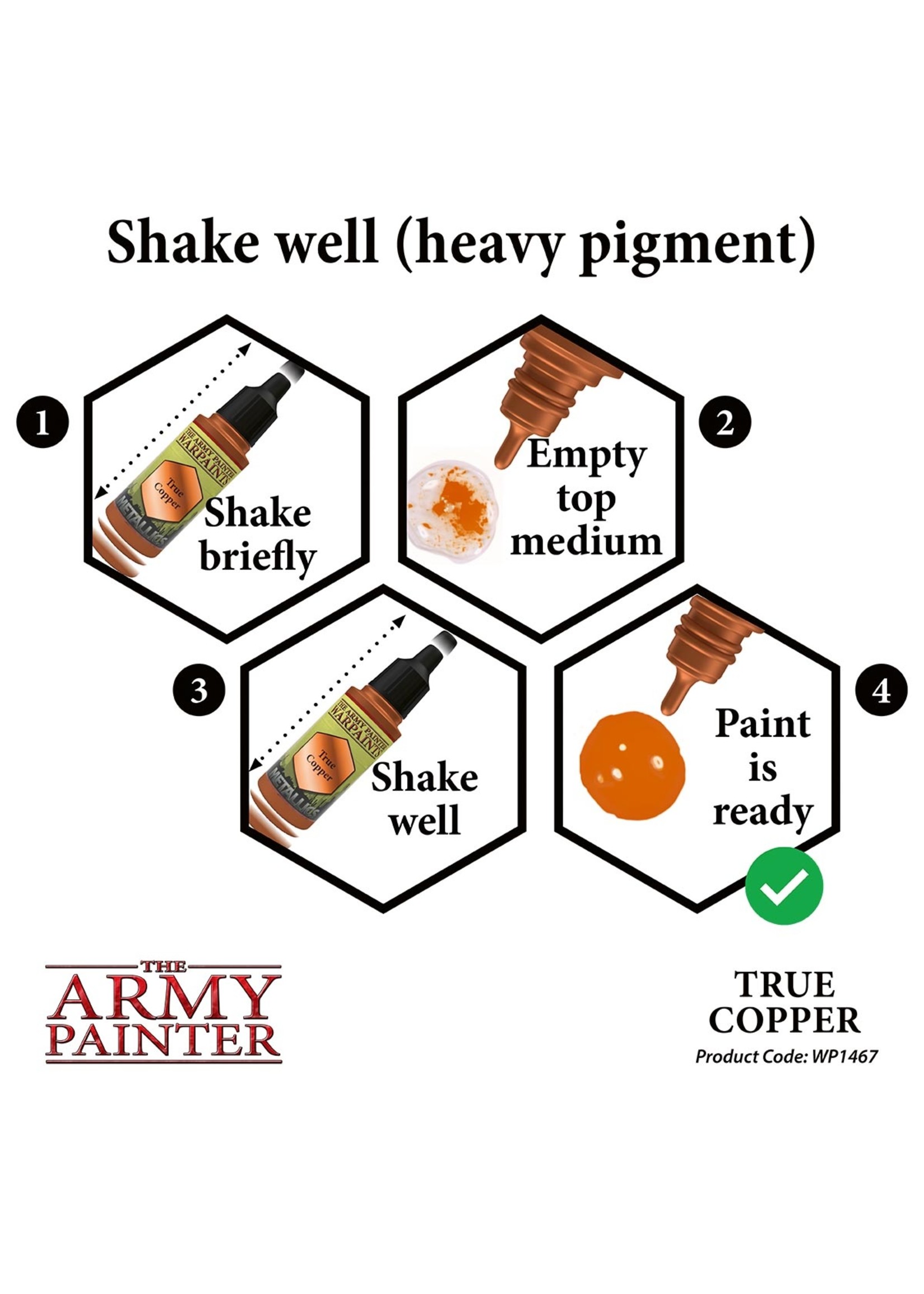 The Army Painter WP1467 - True Copper 18ml Metallic Paint
