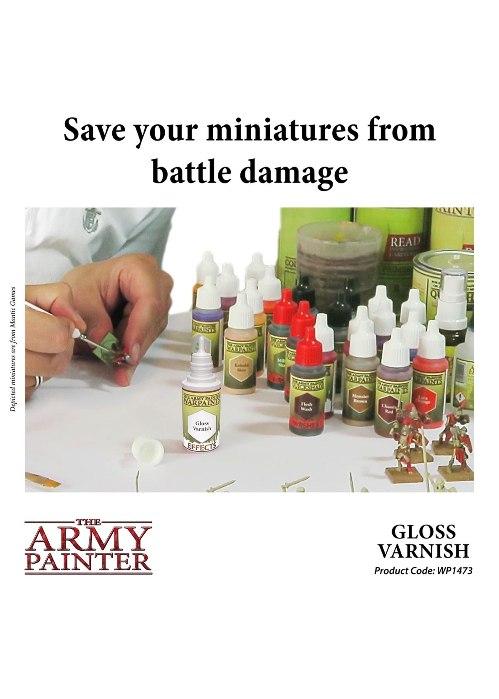 The Army Painter WP1473 - Gloss Varnish 18ml Acrylic Paint Bottle - Hub  Hobby