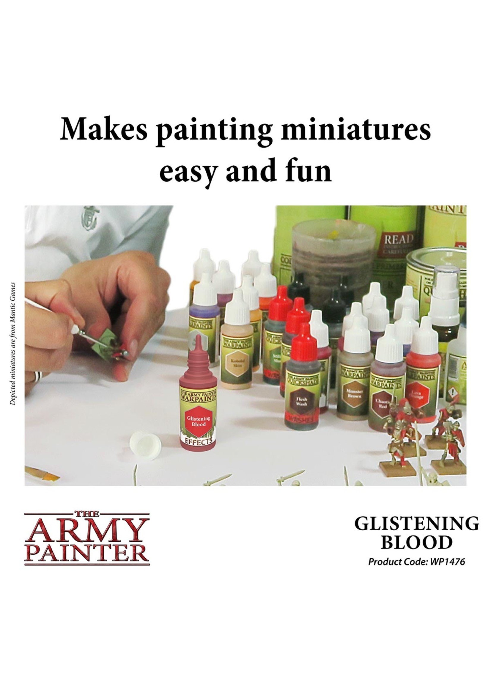 The Army Painter WP1476 - Glistening Blood 18ml Acrylic Paint