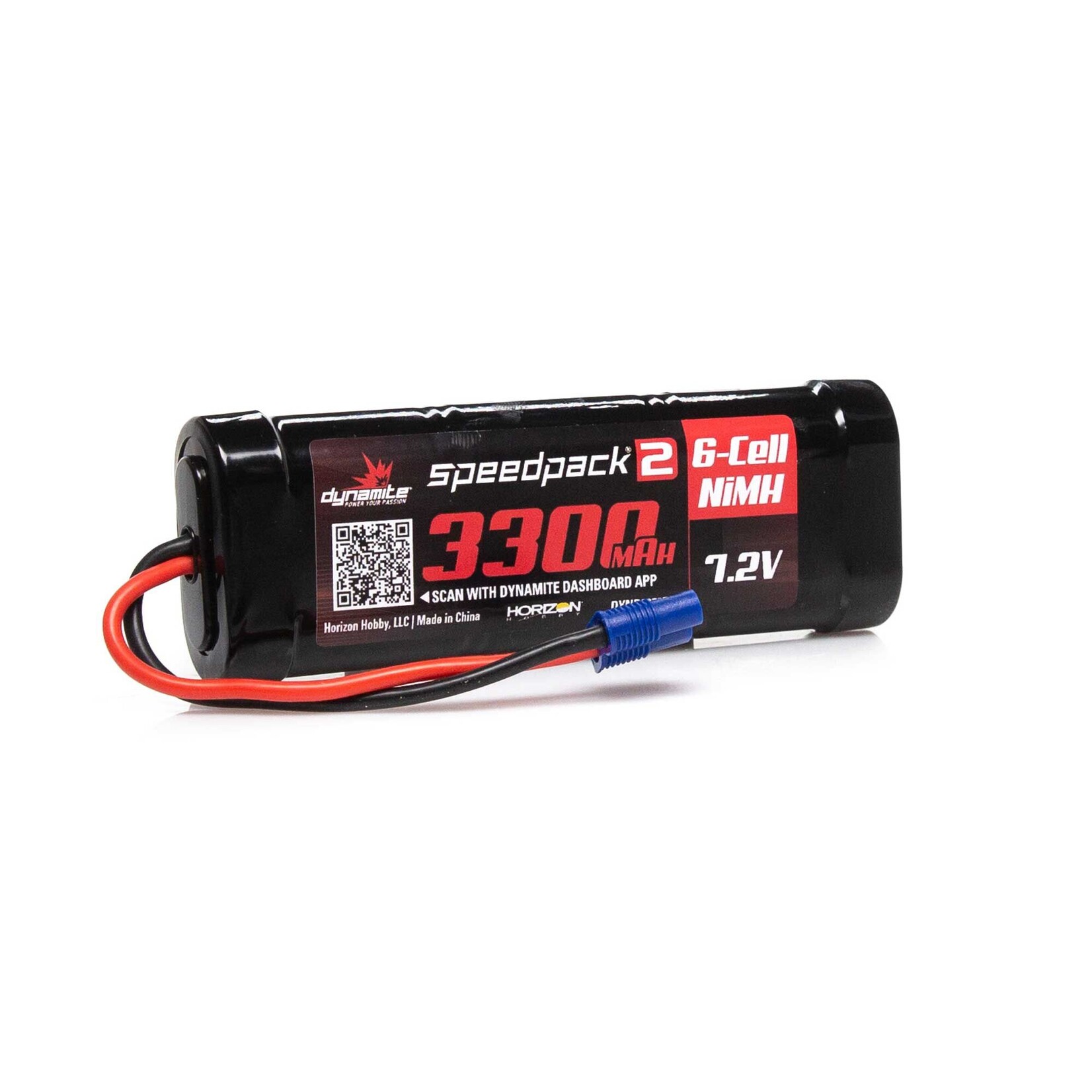 Dynamite DYNB2070EC - 7.2V 3300mAh 6-Cell Speedpack2 Flat NiMH Battery: EC3