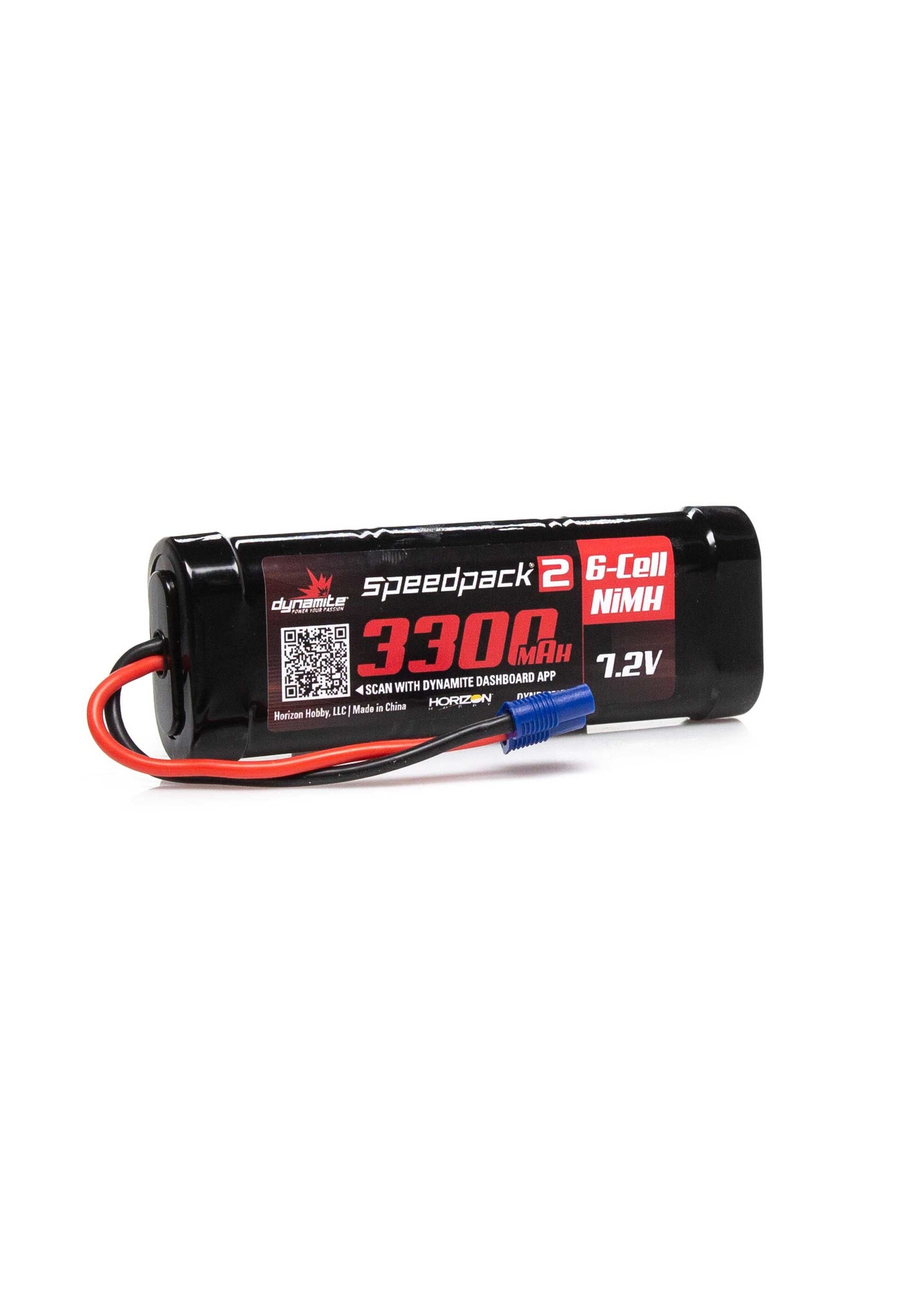 Dynamite DYNB2070EC - 7.2V 3300mAh 6-Cell Speedpack2 Flat NiMH Battery: EC3