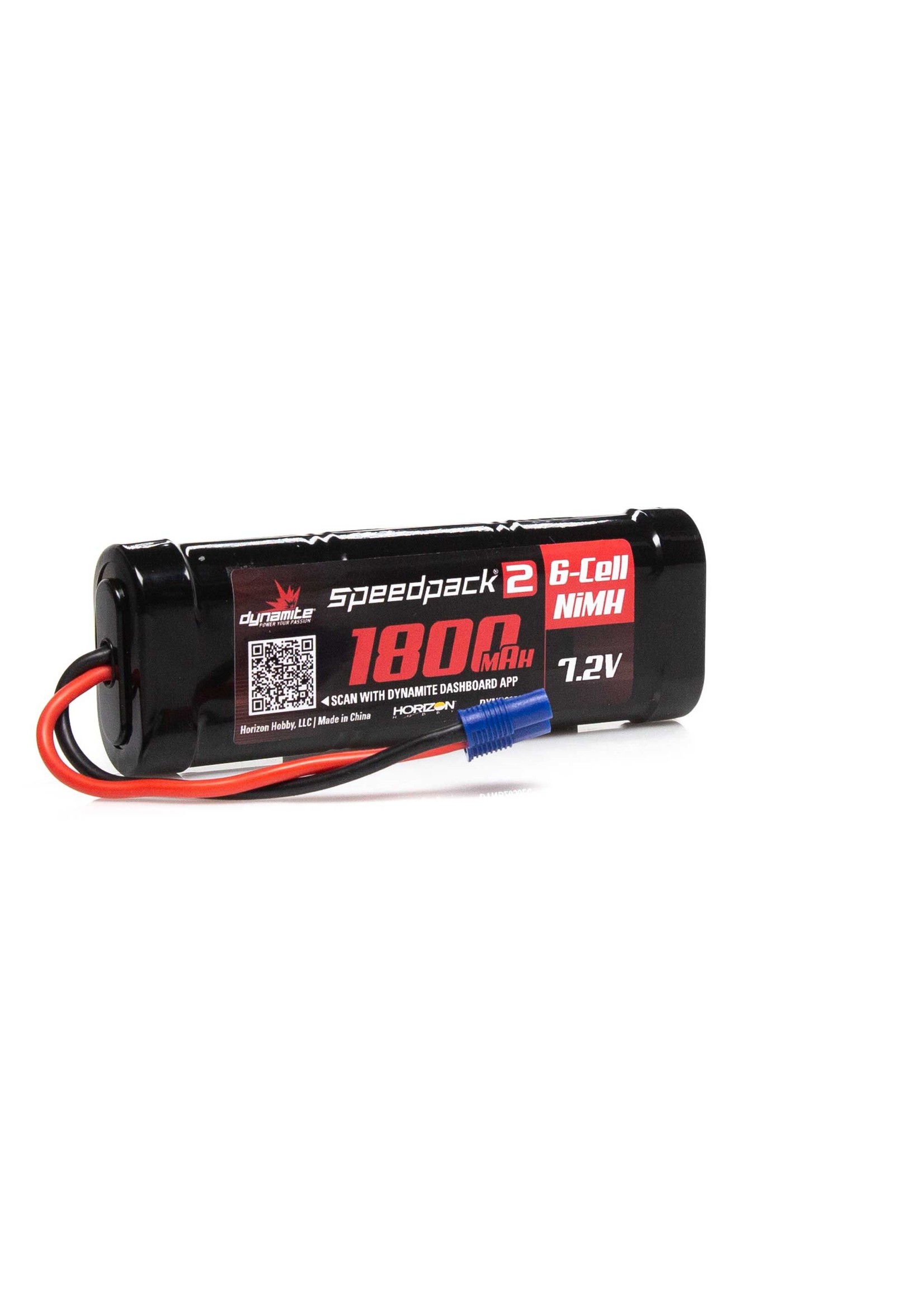 Dynamite DYNB2050EC - 7.2V 1800mAh 6-Cell Speedpack2 Flat NiMH Battery: EC3