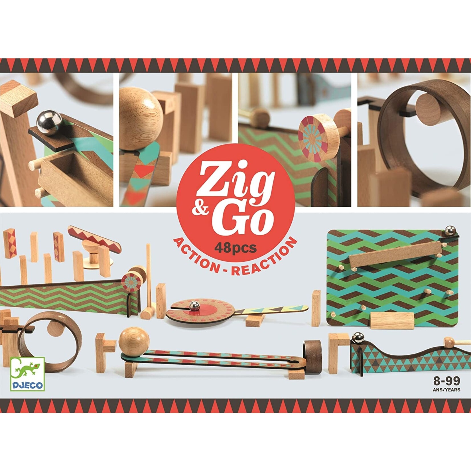 Djeco Zig & Go - 48pc