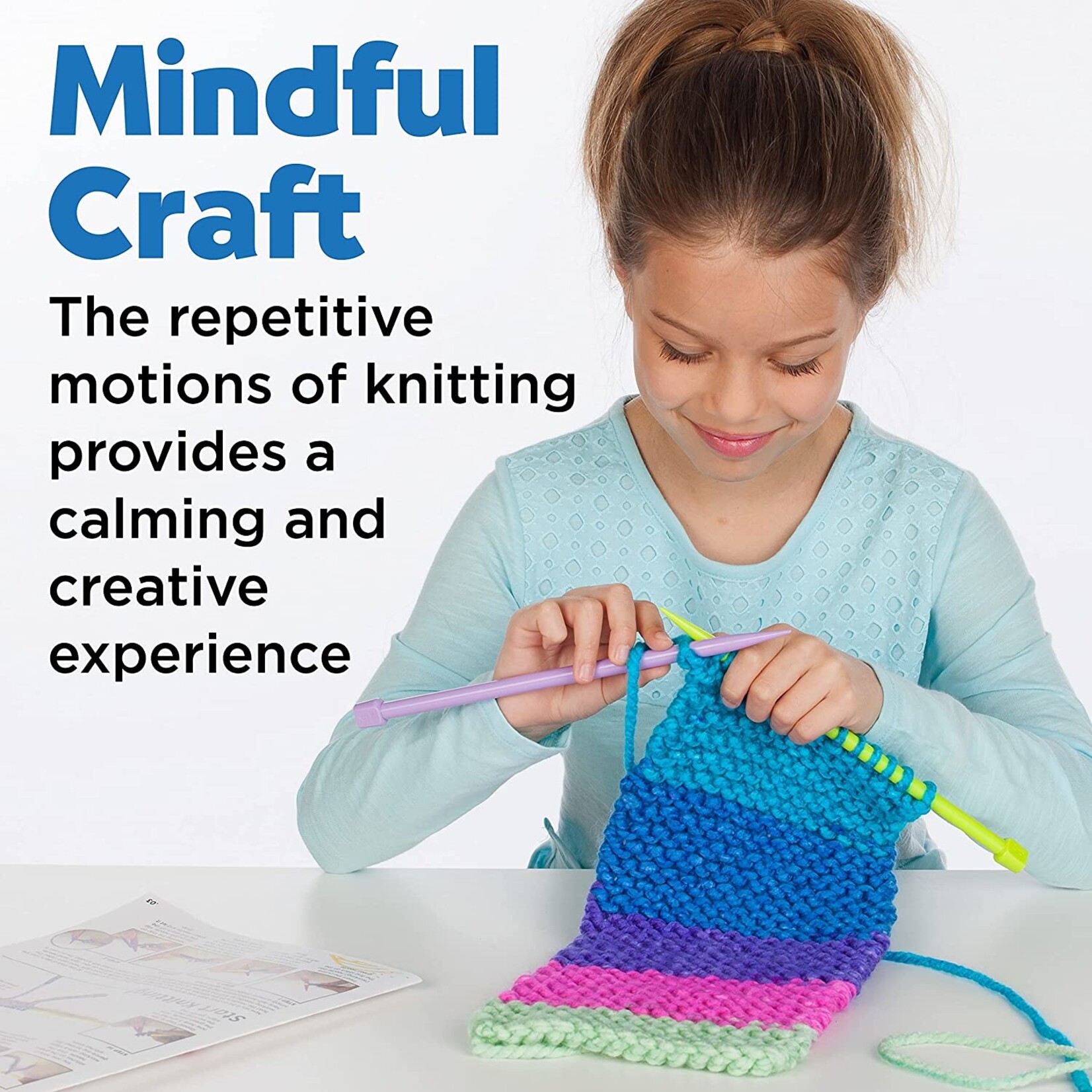 Creativity for Kids Learn to Knit - Pocket Scarf