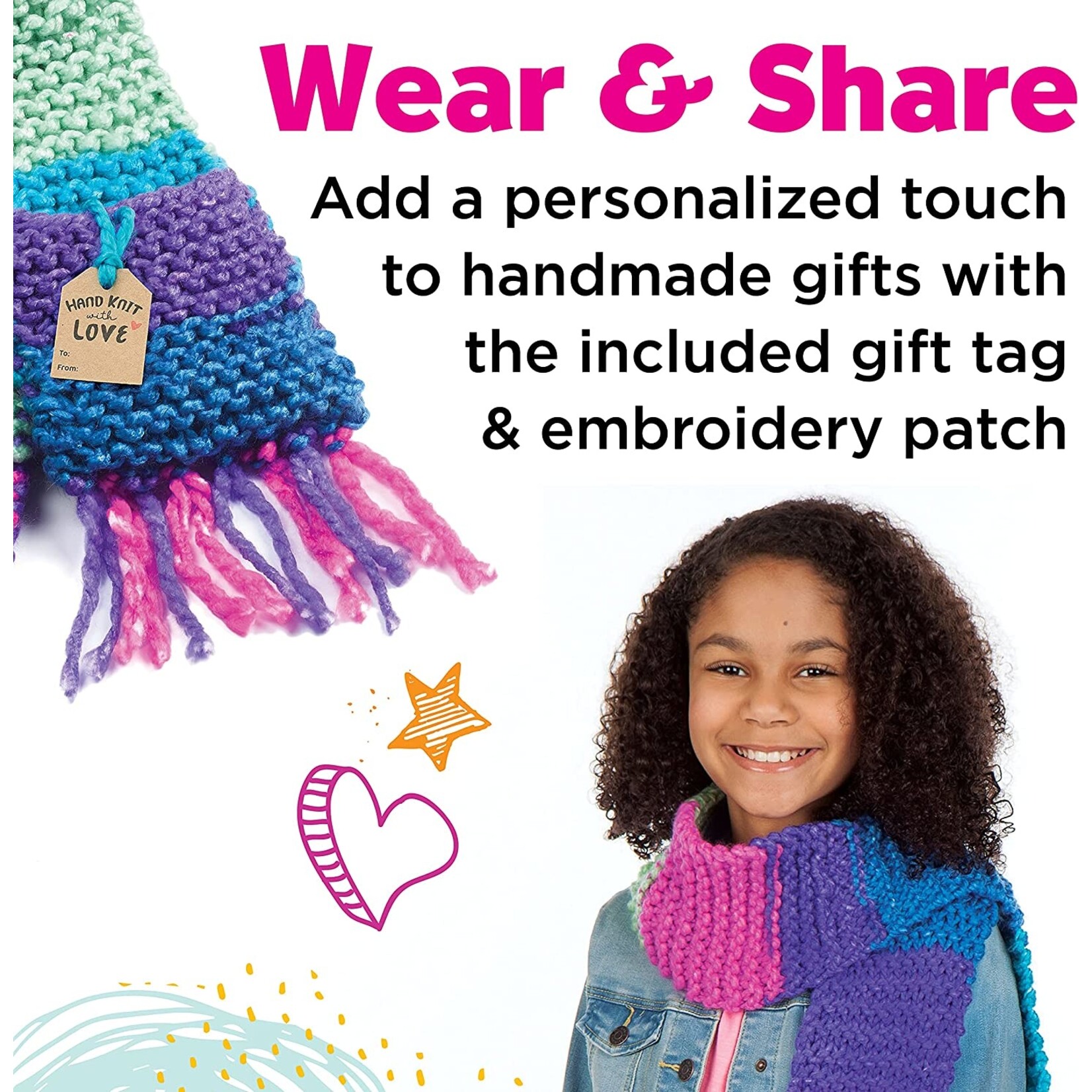 Creativity for Kids Learn to Knit - Pocket Scarf