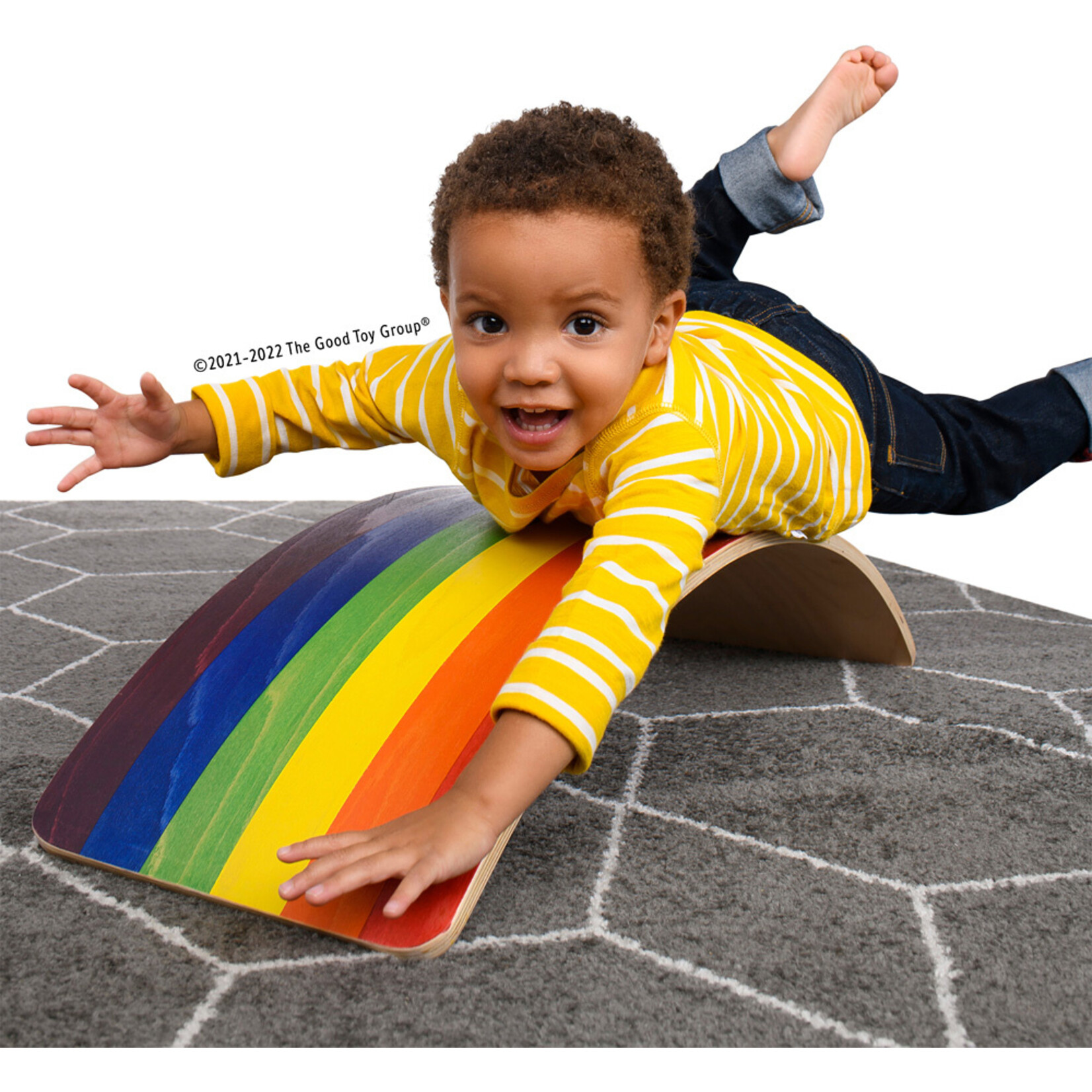 Bunny Hopkins Rainbow Wobble Board
