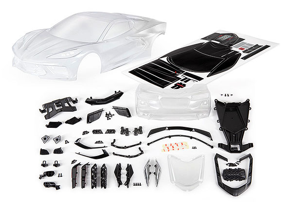 9311 - Corvette Stingray 2020 Body - Clear