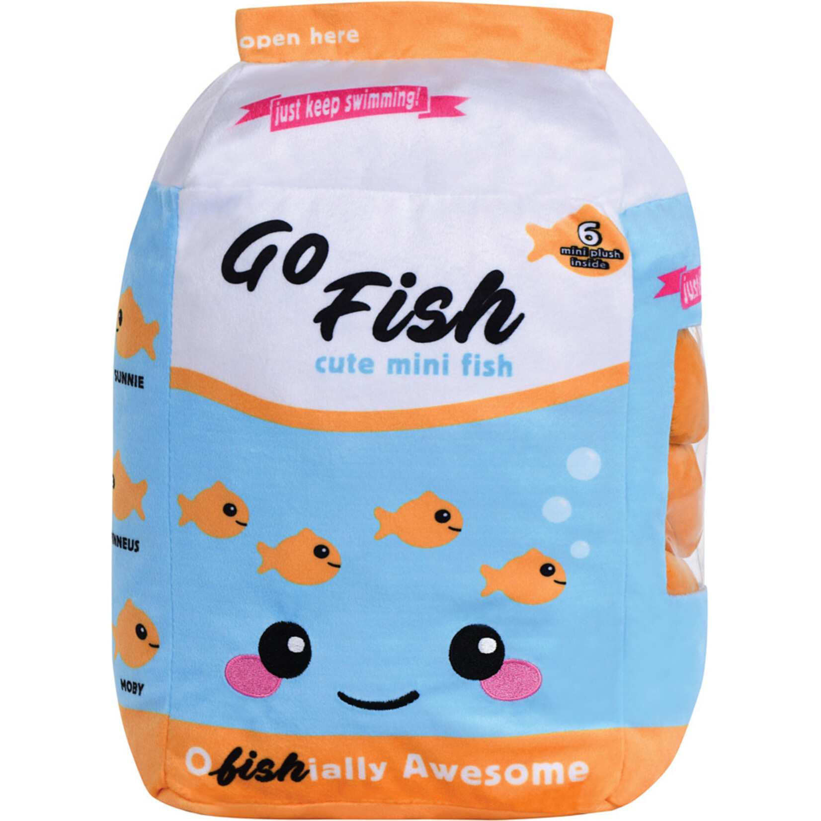 Iscream Go Fish Plush Pillow