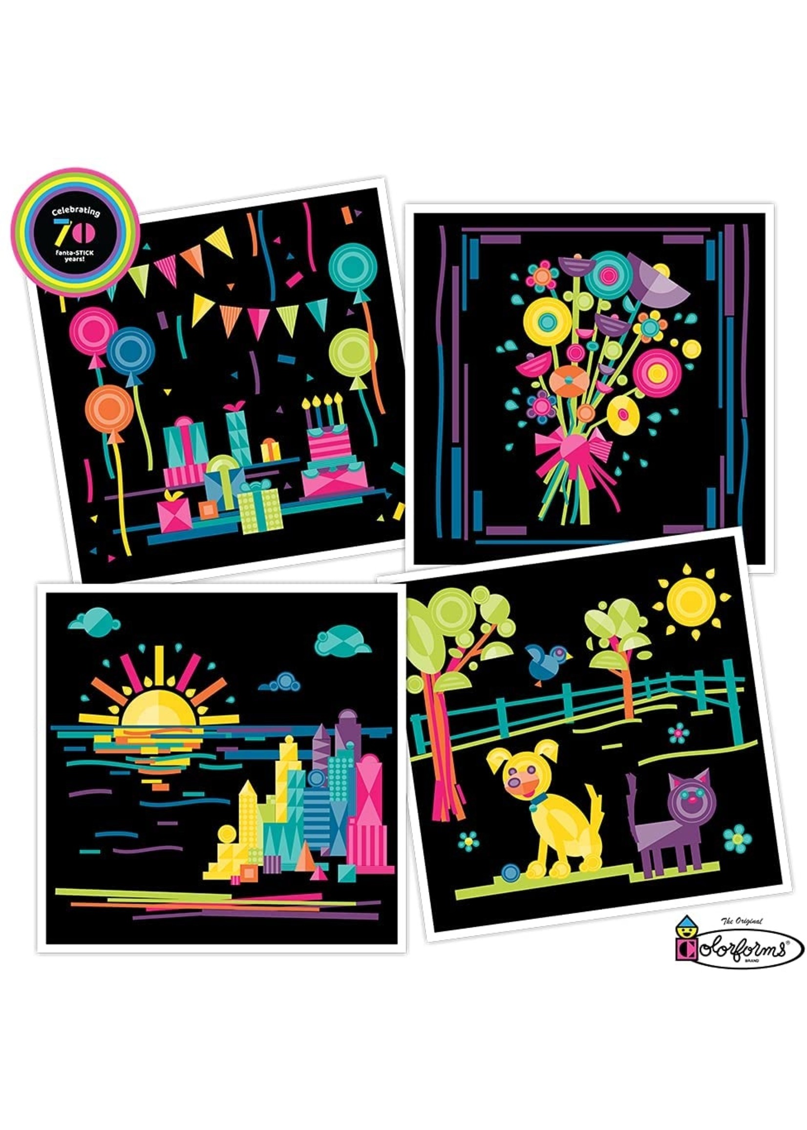 Play Monster Colorforms - 70th Anniversary Set