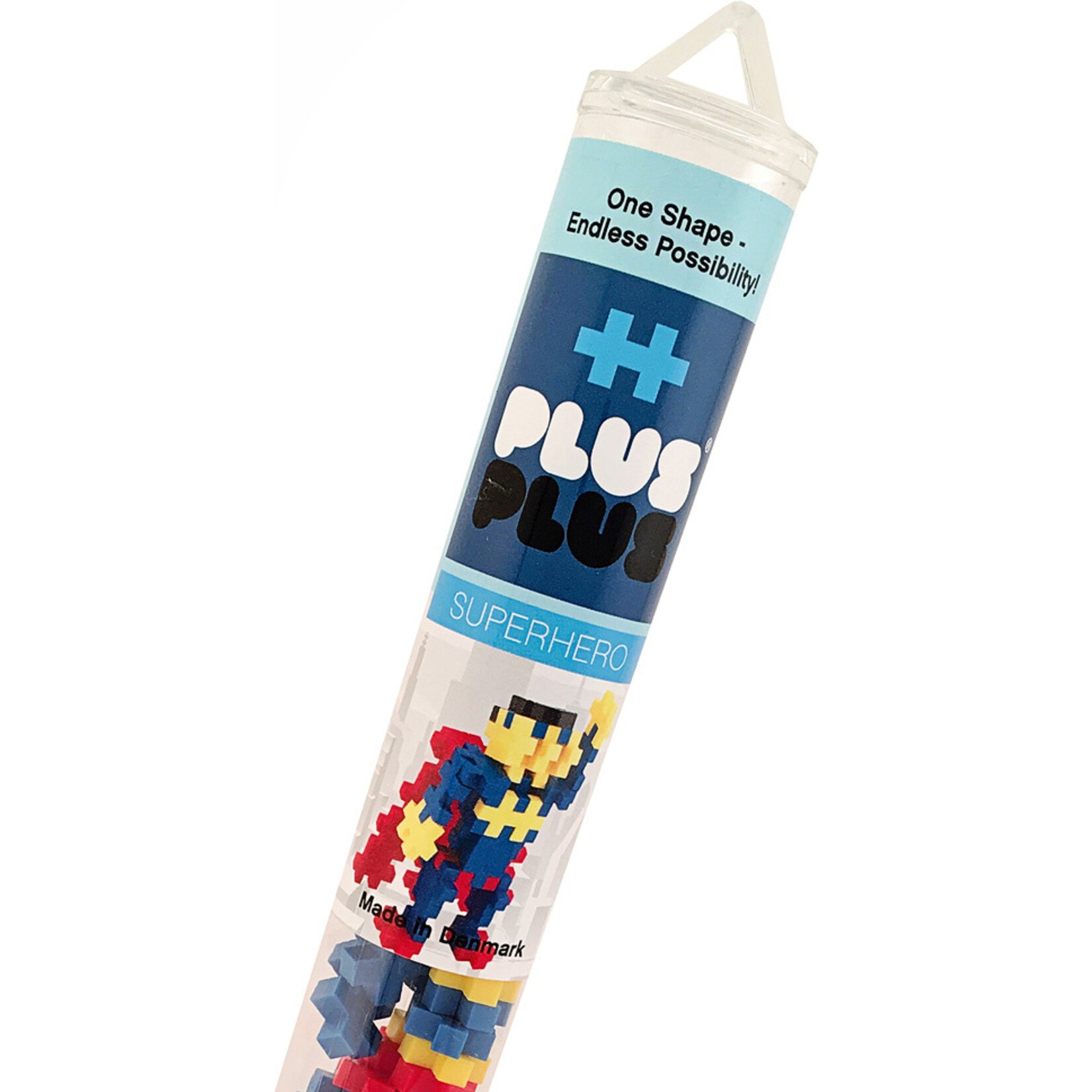 Plus Plus Superhero Tube - 70pc Set