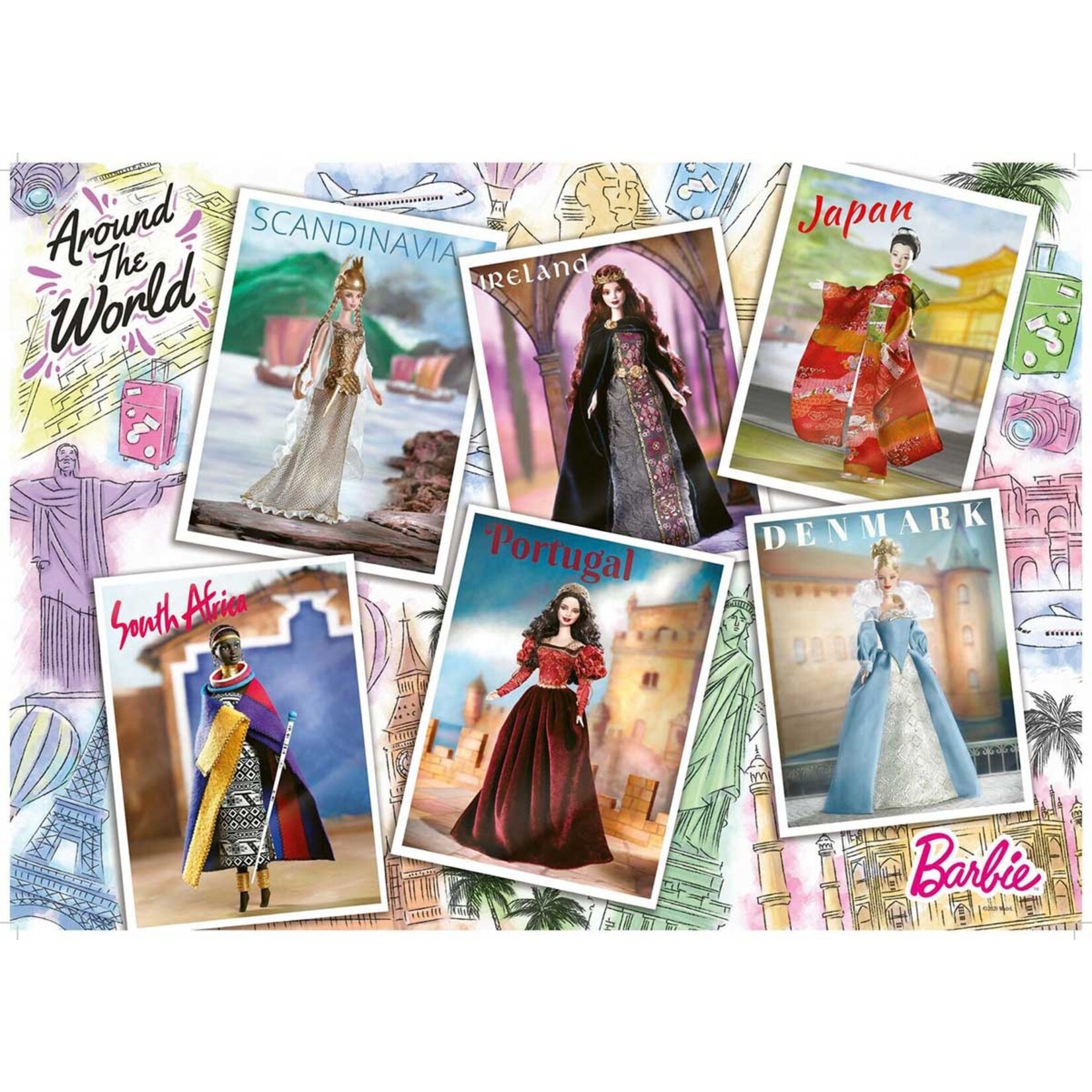 Ravensburger Barbie Around the World - 1000 Piece Puzzle