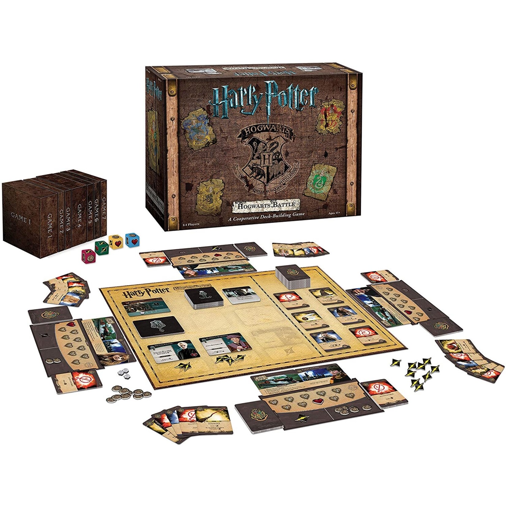 USAopoly Harry Potter: Hogwarts Battle - Cooperative Deck Building Card Game