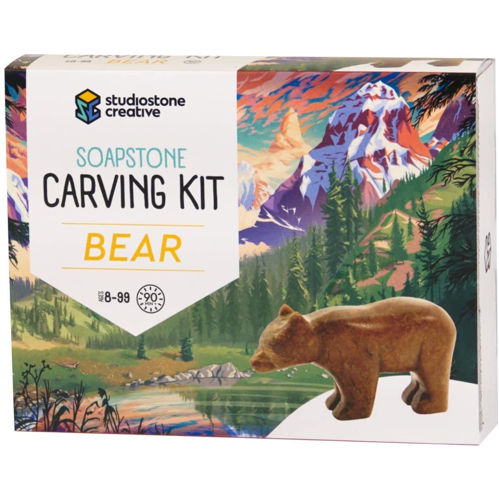 Studiostone Creative Soapstone Carving Kit - Bear