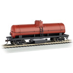 Bachmann 16303 - HO Unlettered, Oxide Red, Track-Cleaning Single-Dome Tank Car
