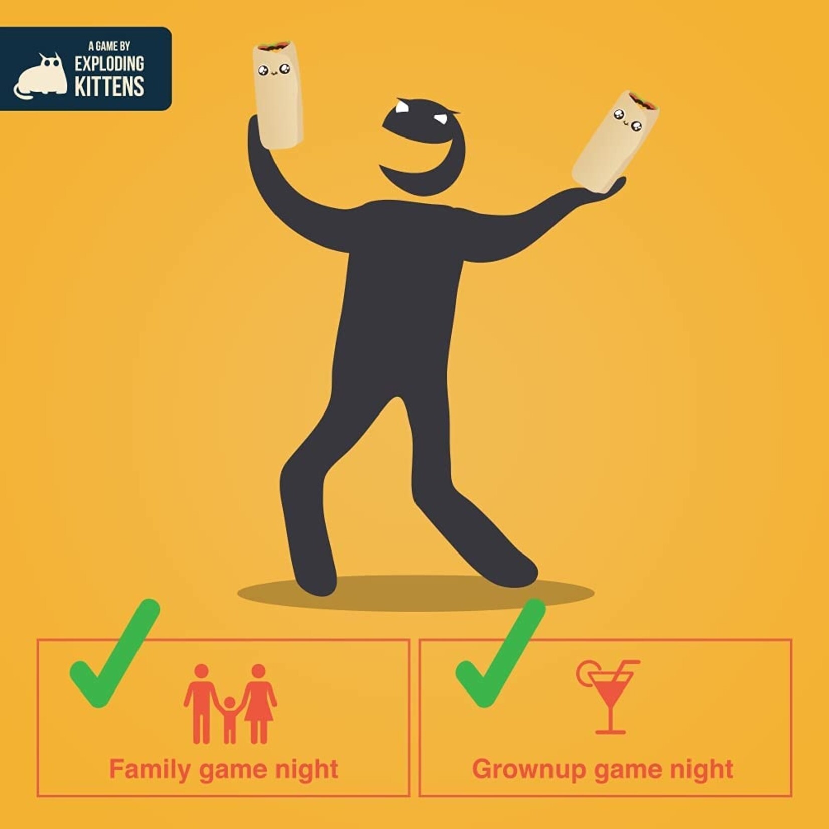 Exploding Kittens Throw Throw Burrito