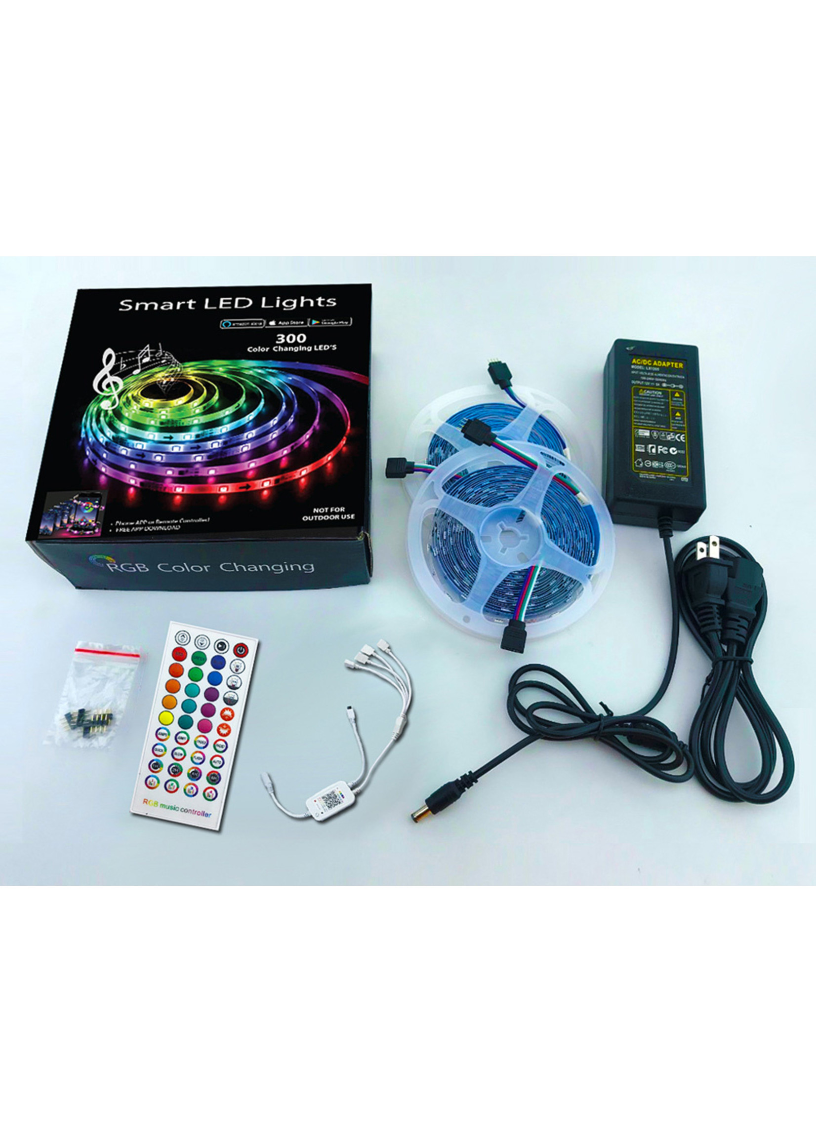 Leading Edge Smart LED Rainbow Lights 300 Color Changing LED's