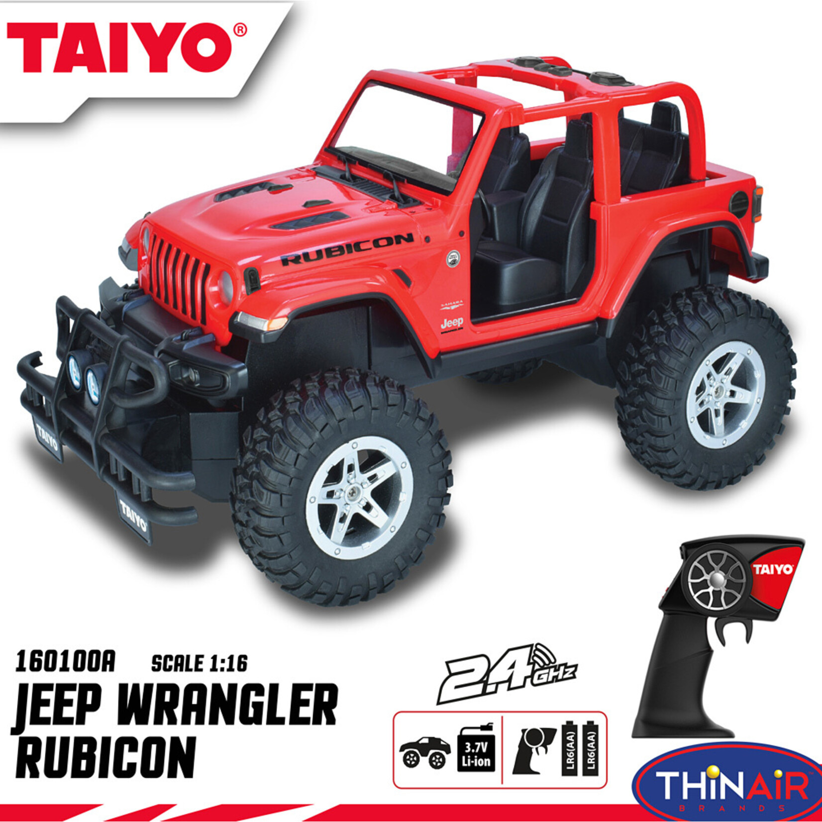 Thin Air 1/16 Taiyo Jeep Wrangler Rubicon RC