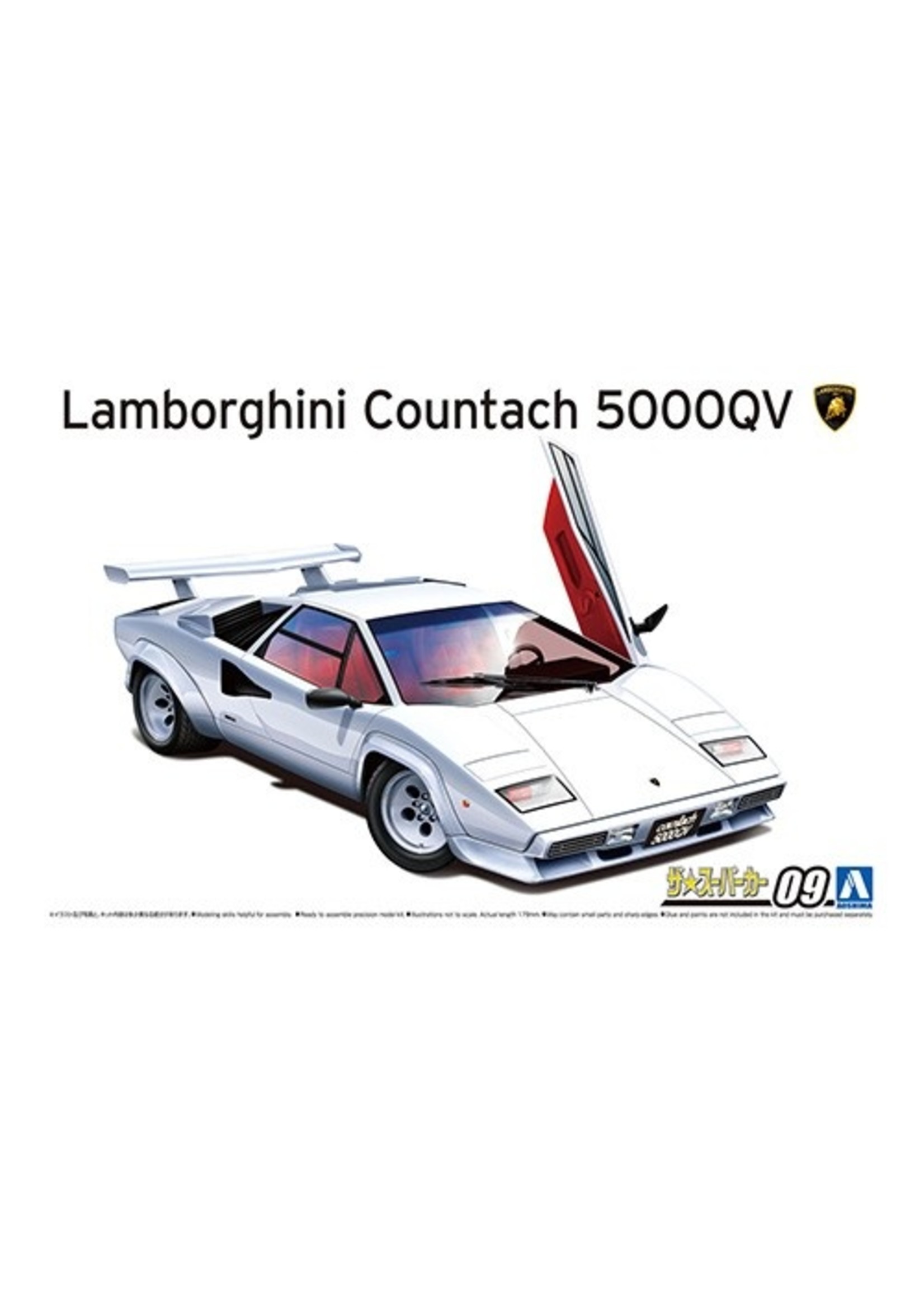 Aoshima 05945 - 1/24 1985 Lamborghini Countach 5000QV