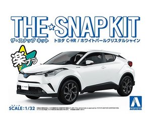 Aoshima 05634 - 1/32 Toyota C-HR - White Pearl Crystal Shine - Hub
