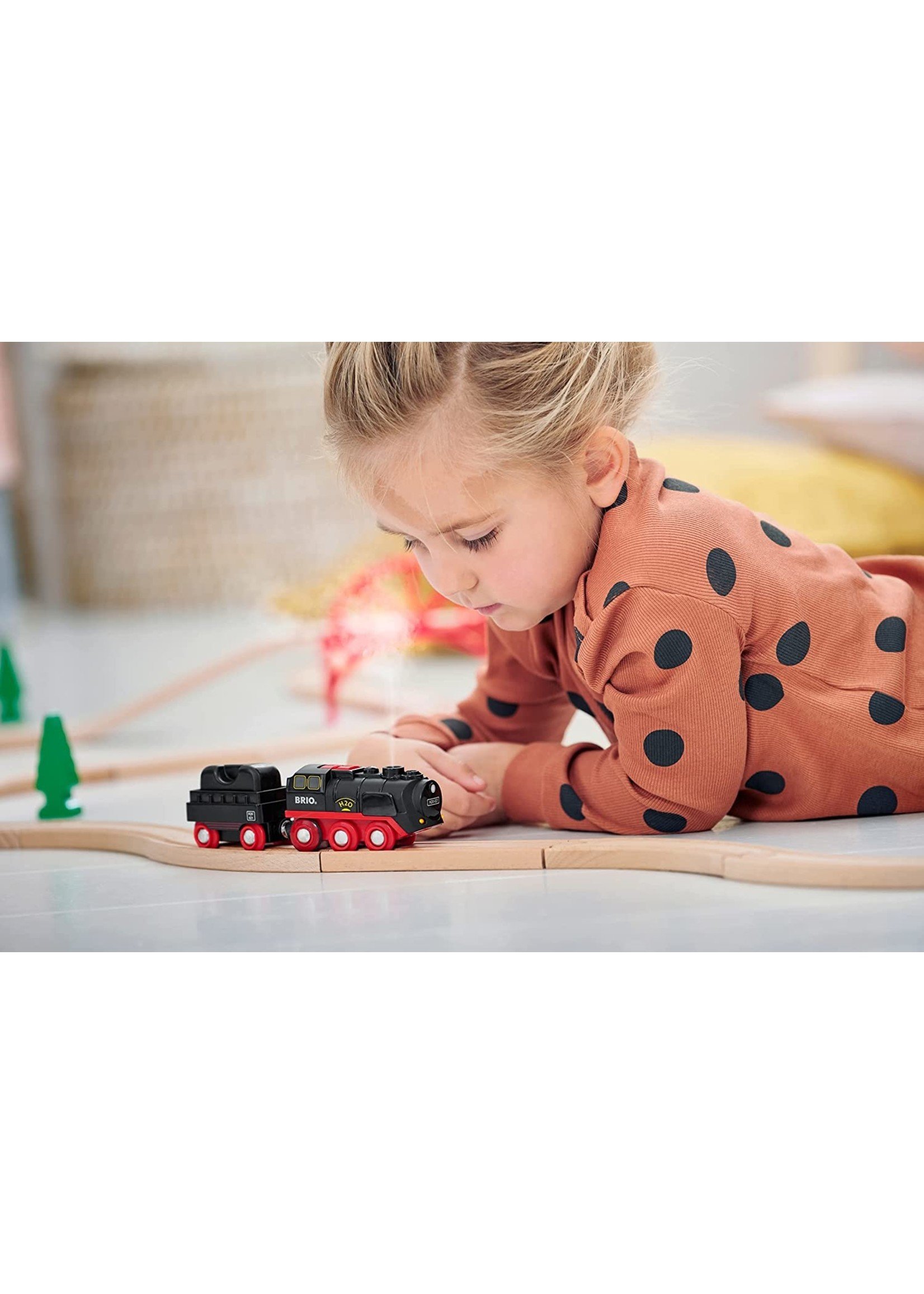  Brio World 33884 Battery-Operated Steaming Train