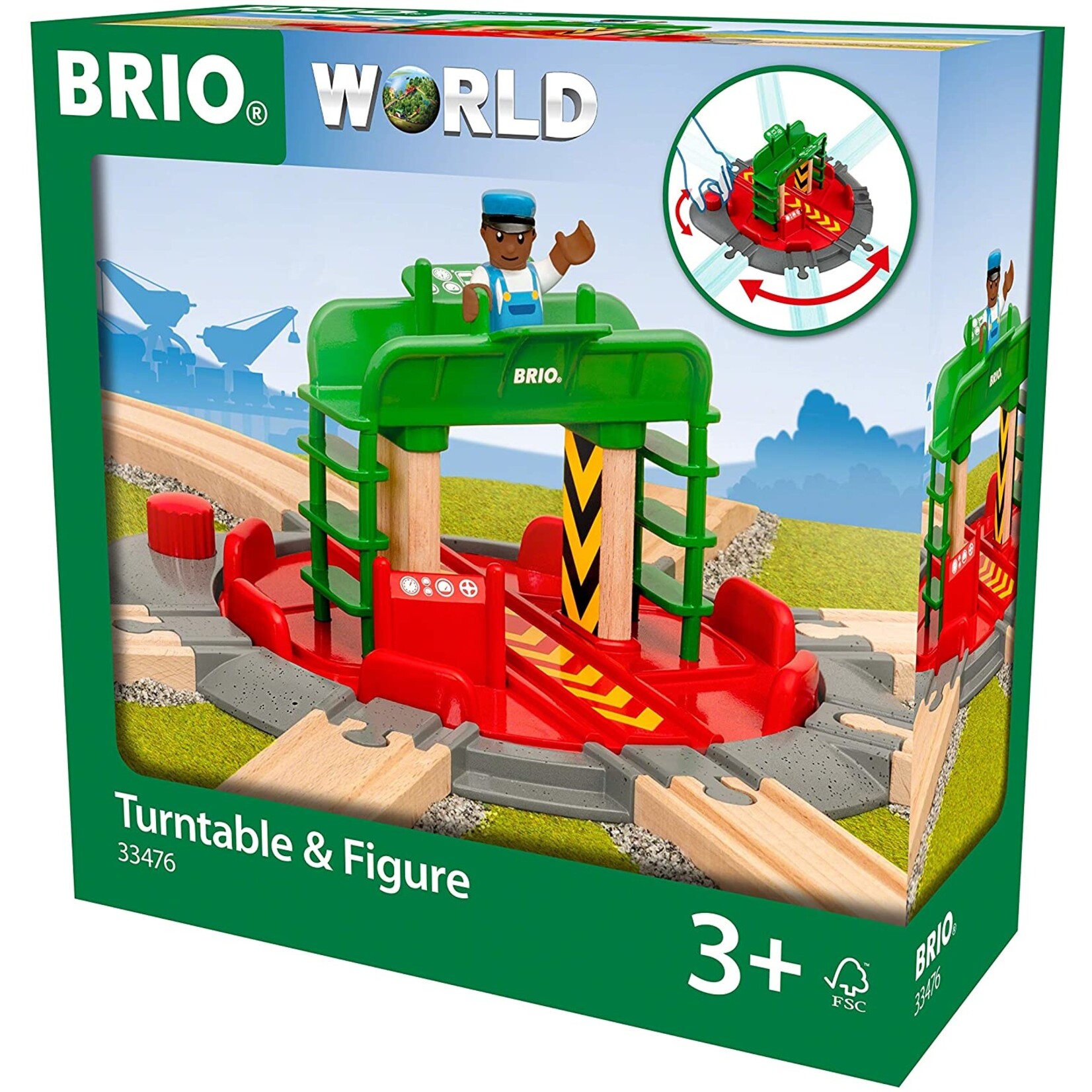 Brio 33476 - Turntable & Figure