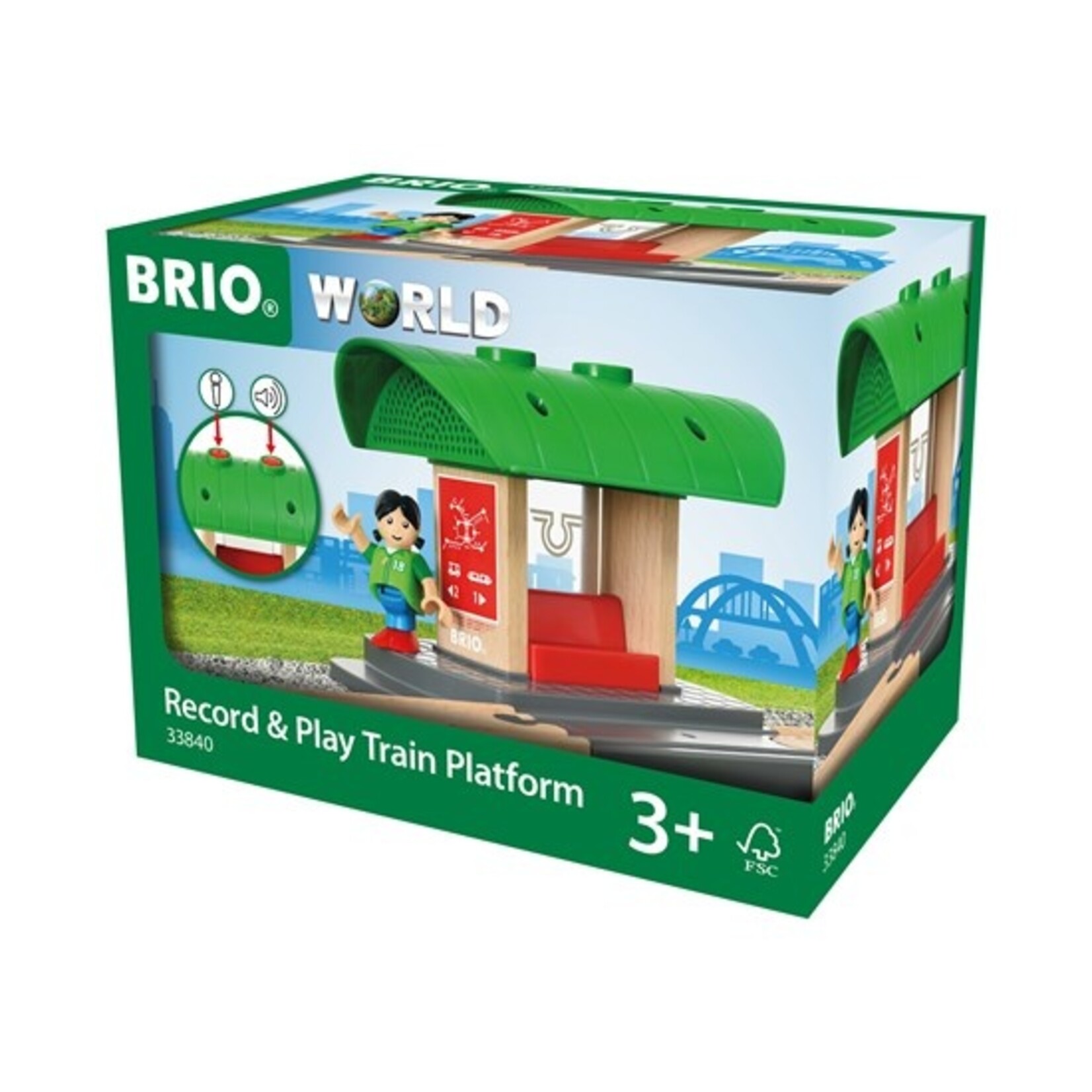 Brio 33840 - Record and Play Train Platform