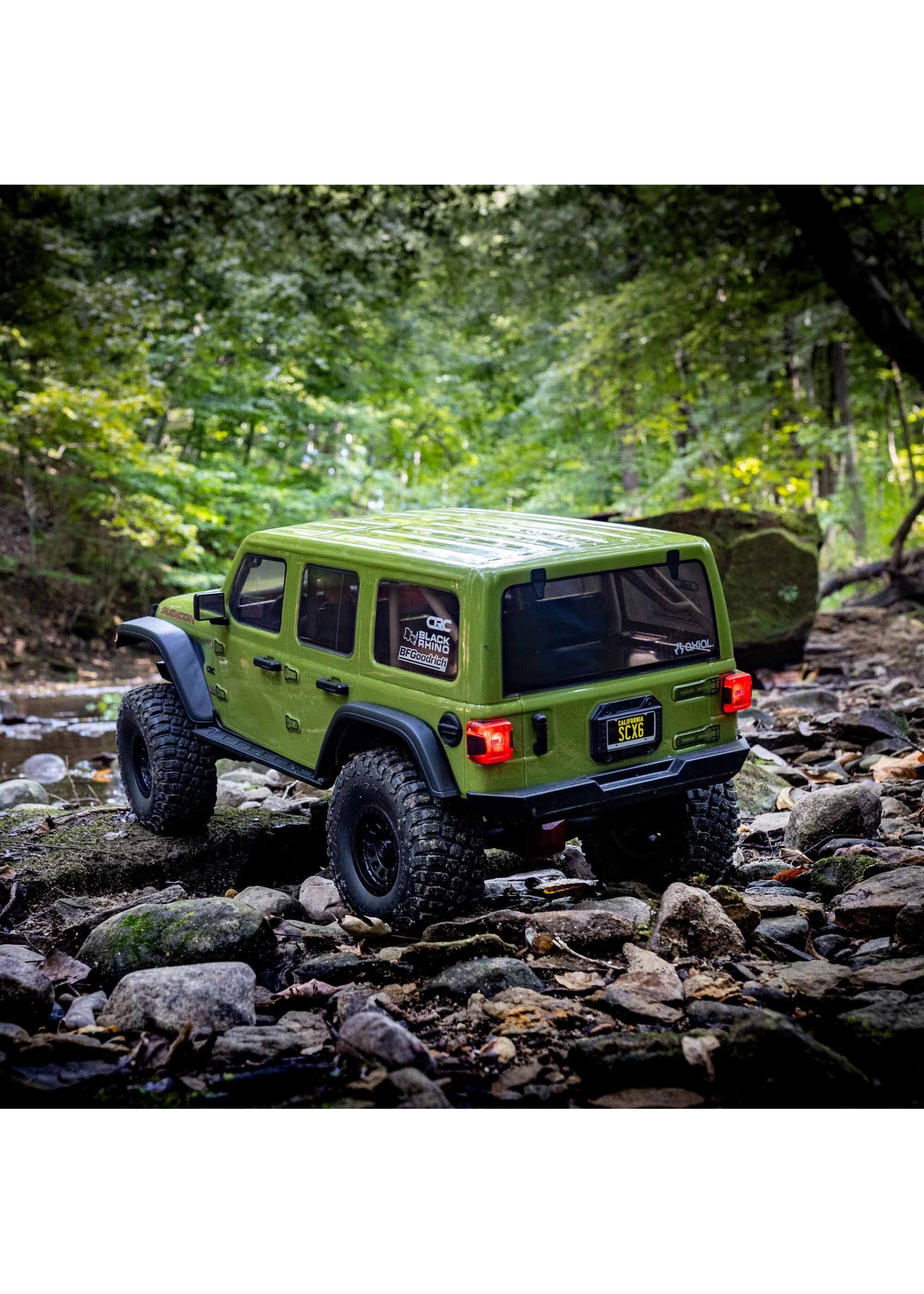 AXI05000T1 - 1/6 SCX6 Jeep JLU Wrangler 4WD Rock Crawler RTR: Green - Hub  Hobby