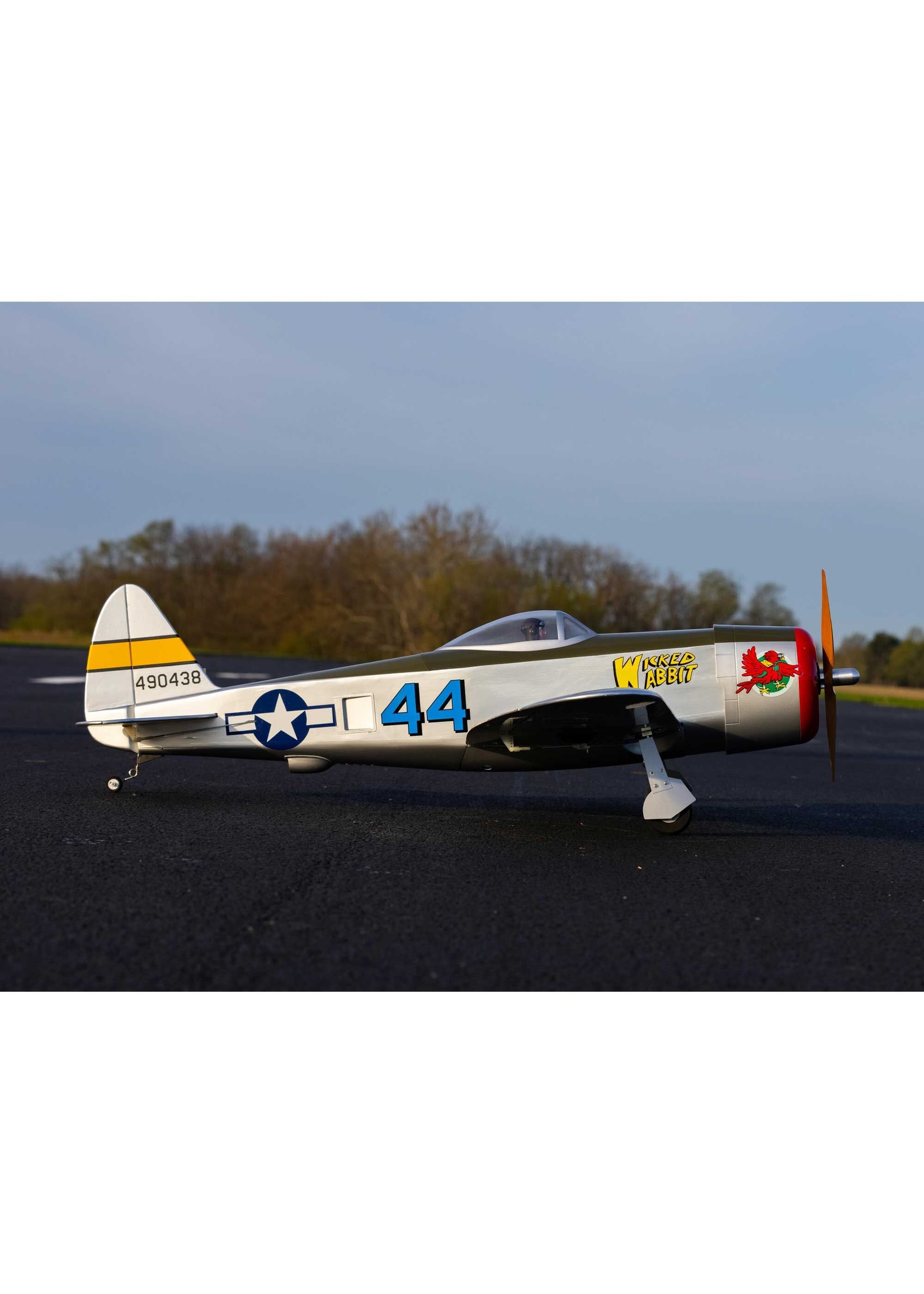 Hangar 9 HAN3380 - Fun Scale P-47 Thunderbolt PNP, 58.4"