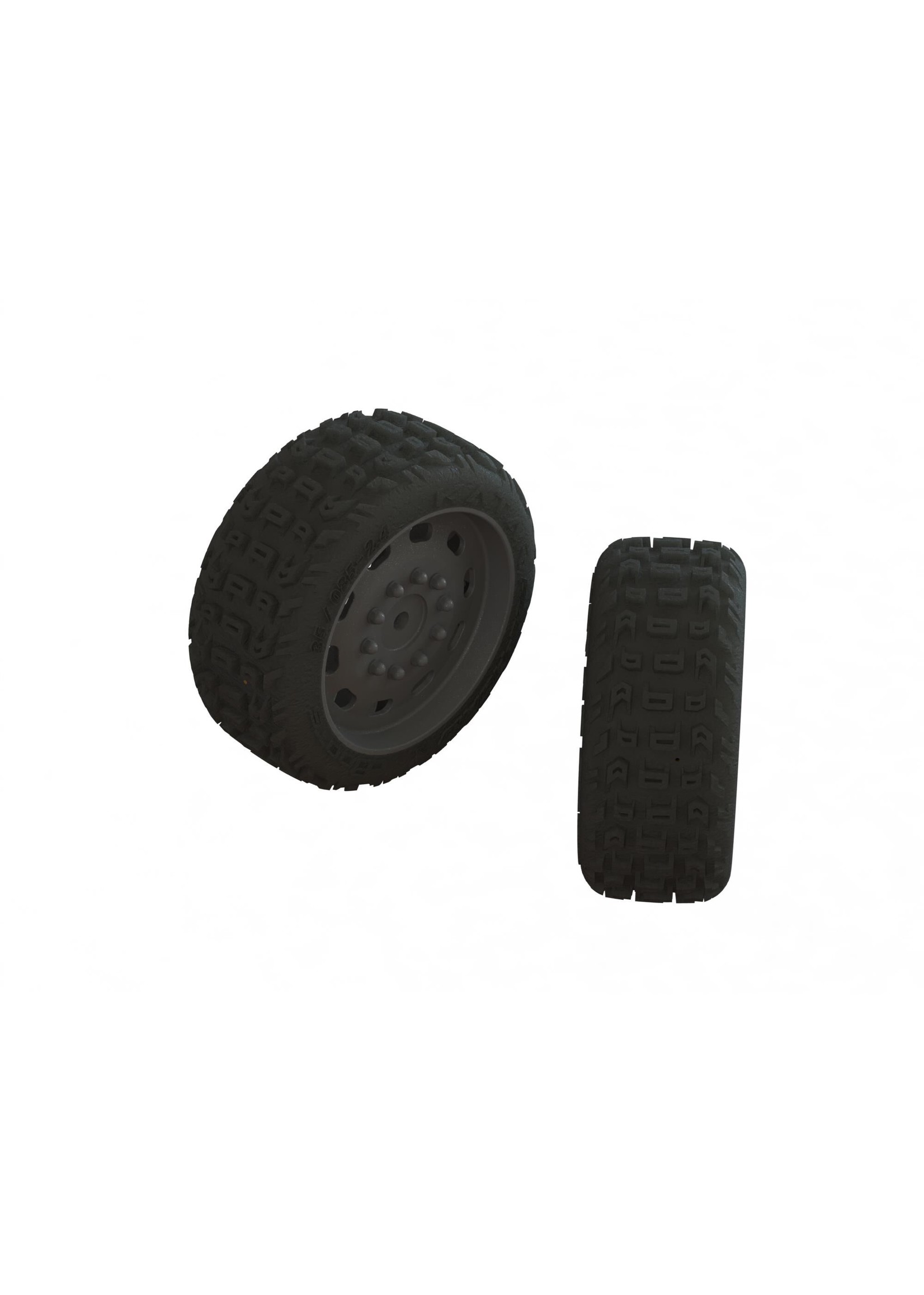 Arrma ARA550083 - dBoots KATAR 35/085 2.4 Tire Set Glued