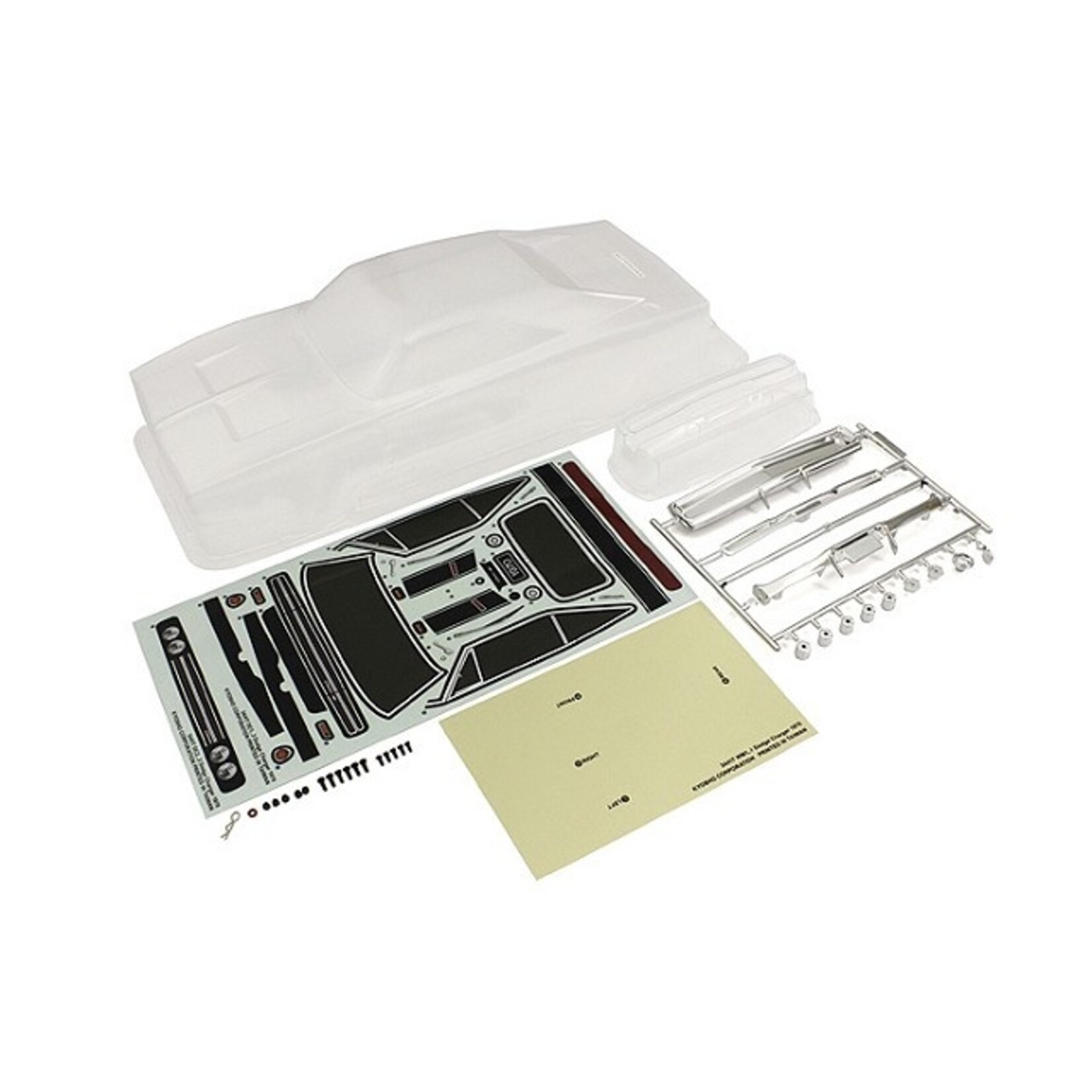 Kyosho FAB703 - 1/10 Clear Body Set 1970 Dodge Charger