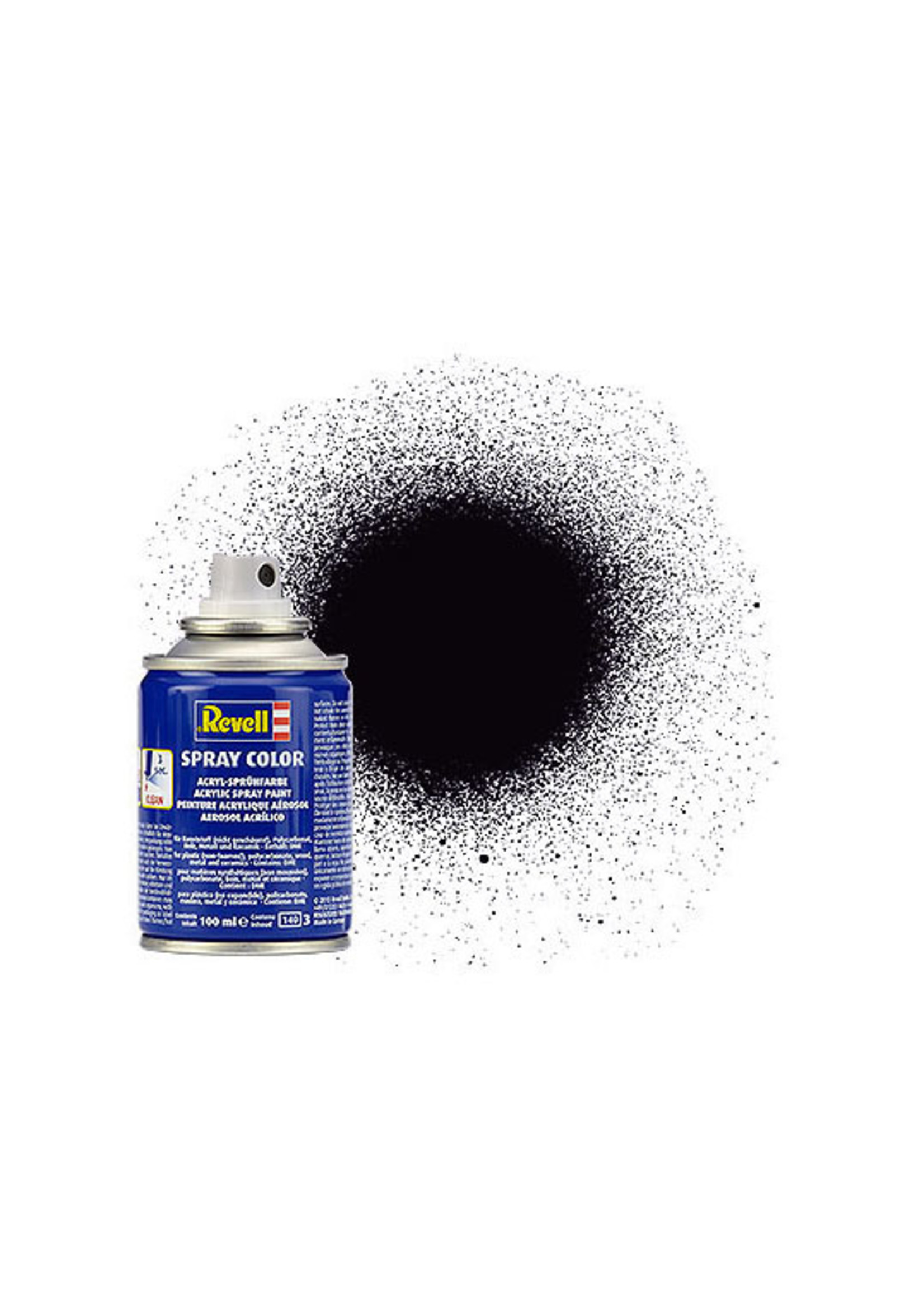 Revell 34108 - Black Matt Acrylic Spray - 100ml