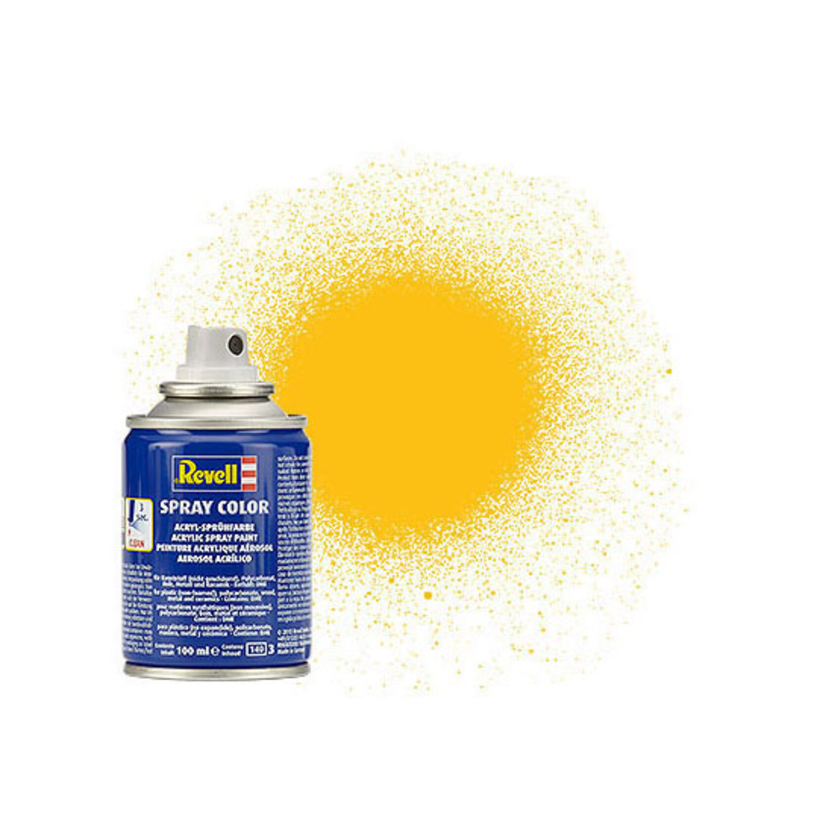 Revell 34115 - Yellow Matt Acrylic Spray - 100ml