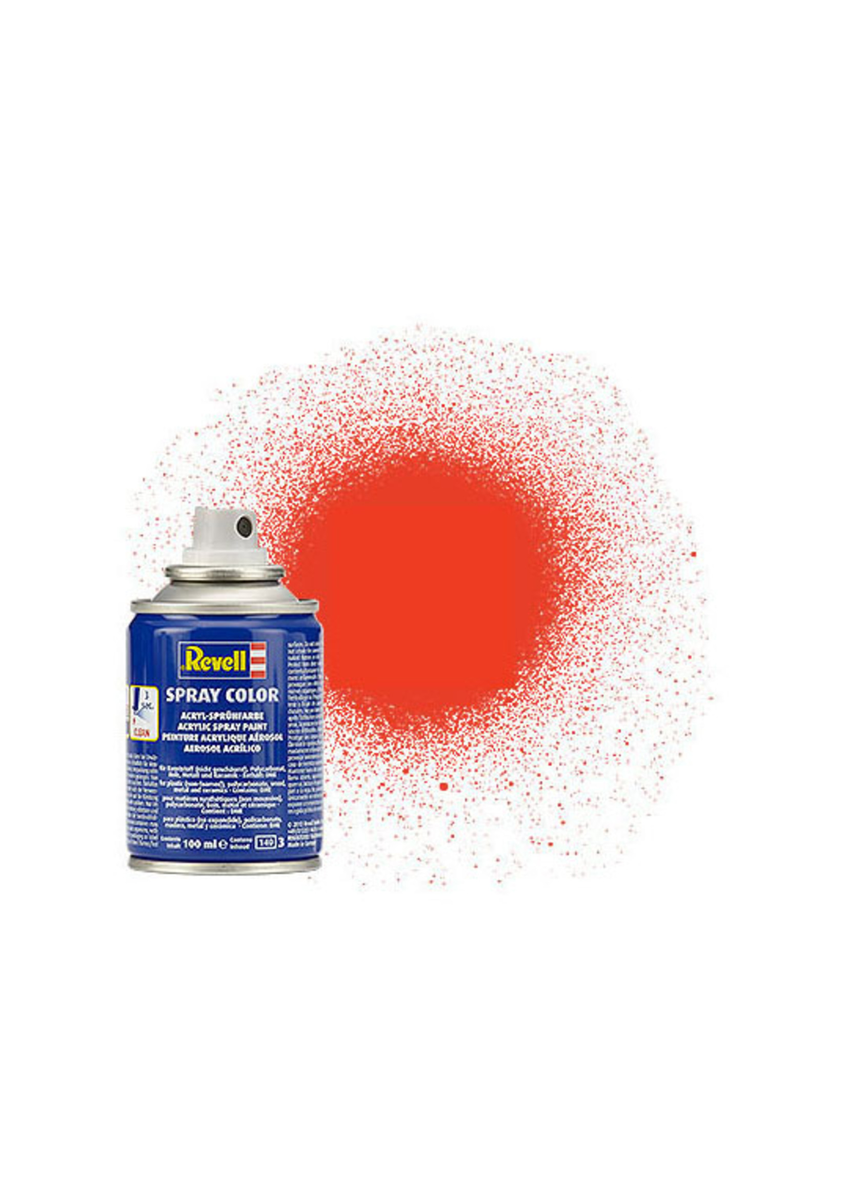 Revell 34125 - Luminous Orange Acrylic Spray - 100ml