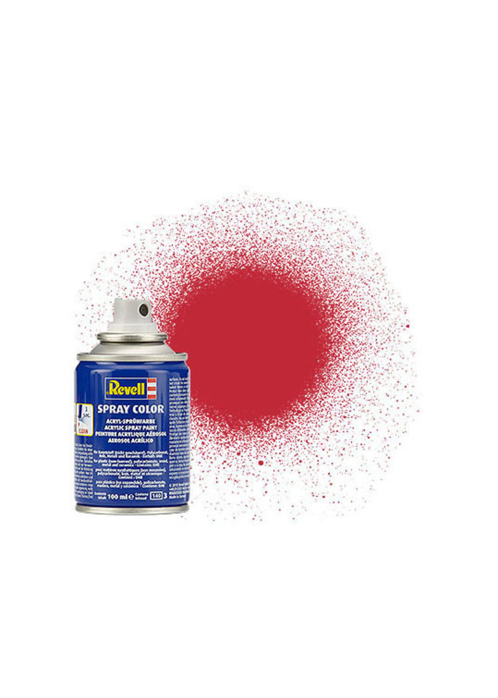 Revell 34136 - Carmine Red Matt Acrylic Spray - 100ml