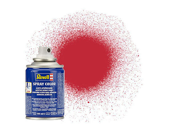 34136 - Carmine Red Matt Acrylic Spray - 100ml