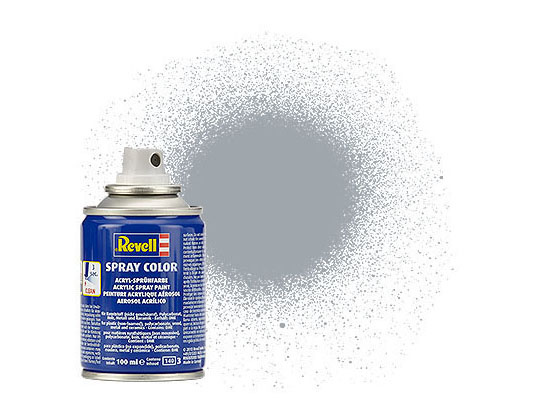 34190 - Silver Metallic Acrylic Spray - 100ml