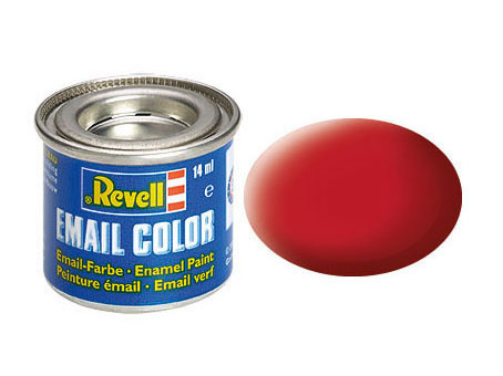 Revell 32136 Enamel Paint – Carmine Red Matte – 14ml Model Color