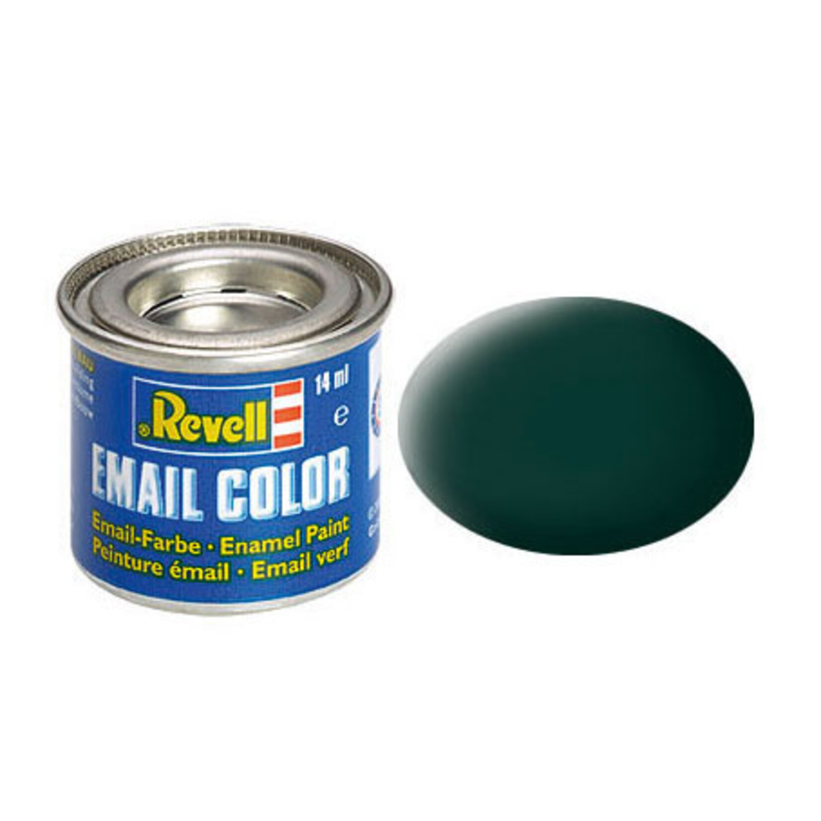 Revell 32140 - Enamel Black Green Matt 14ml