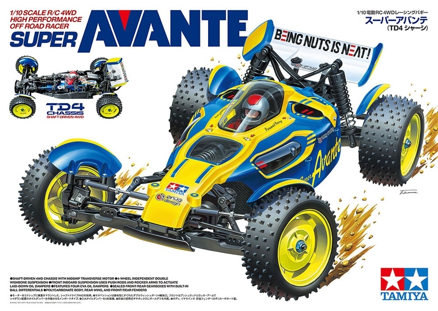 1/10 Super Avante Off-Road Buggy - TD4 Chassis Kit
