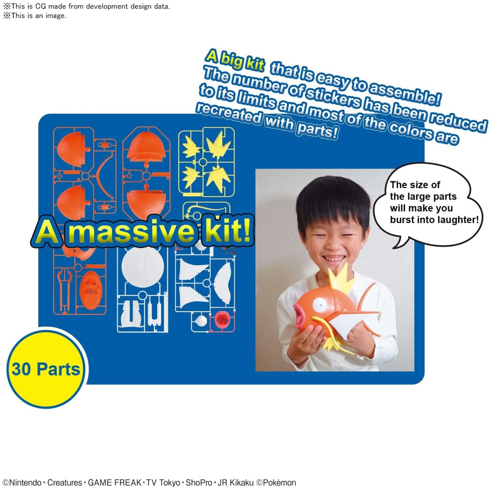 Bandai #01 "Pokemon" Magikarp Big Kit