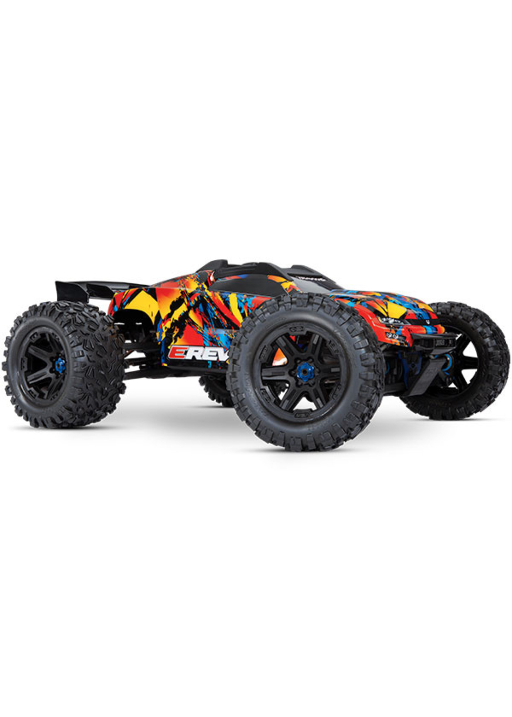 Traxxas 1/10 E-Revo VXL 2.0 RTR 4WD Electric 6S Monster Truck - Solar Flare